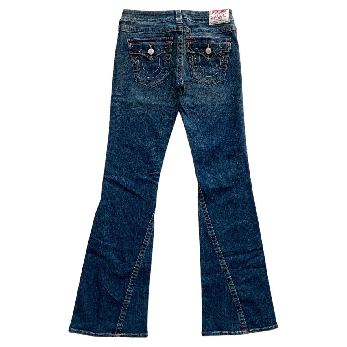 Miss Sixty × True Religion Y2K VINTAGE TRUE RELIGION STRETCH FLARE JEANS Size 28" / US 6 / IT 42 - 1 Thumbnail