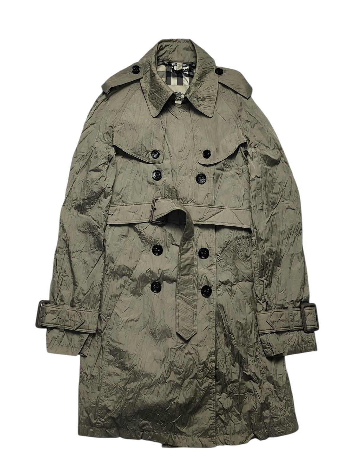 Burberry Burberry double breasted wrinkle trench coat Size S / US 4 / IT 40 - 1 Thumbnail
