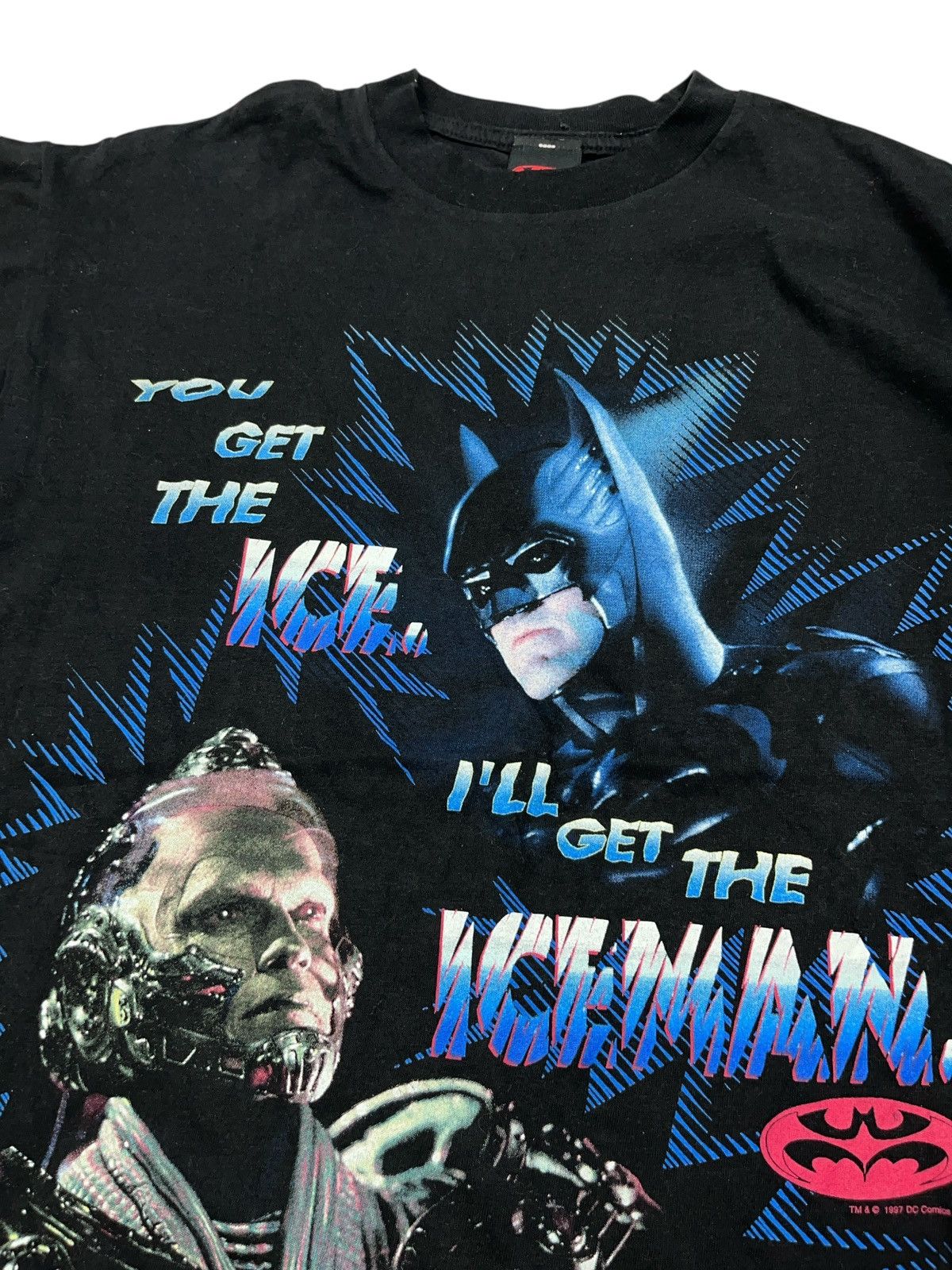 DC Comics × Vintage Vintage 1997 Batman vs Mr. Freeze Iceman T-shirt DC Robin Size US L / EU 52-54 / 3 - 3 Thumbnail