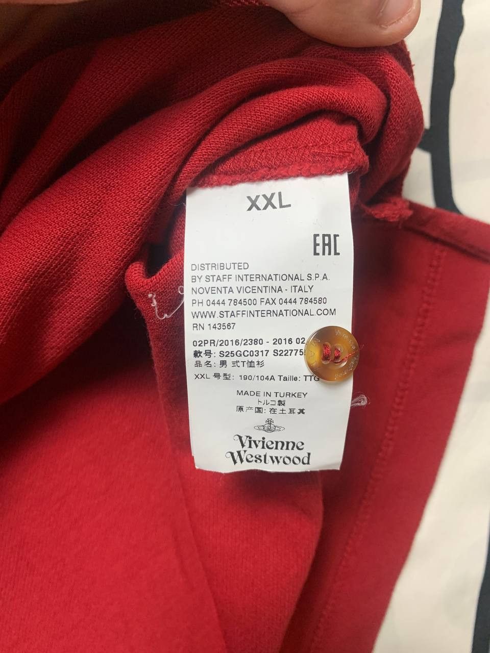 Vivienne Westwood Vivienne Westwood luxury polo red shirt Size XXL Size US XXL / EU 58 / 5 - 5 Thumbnail