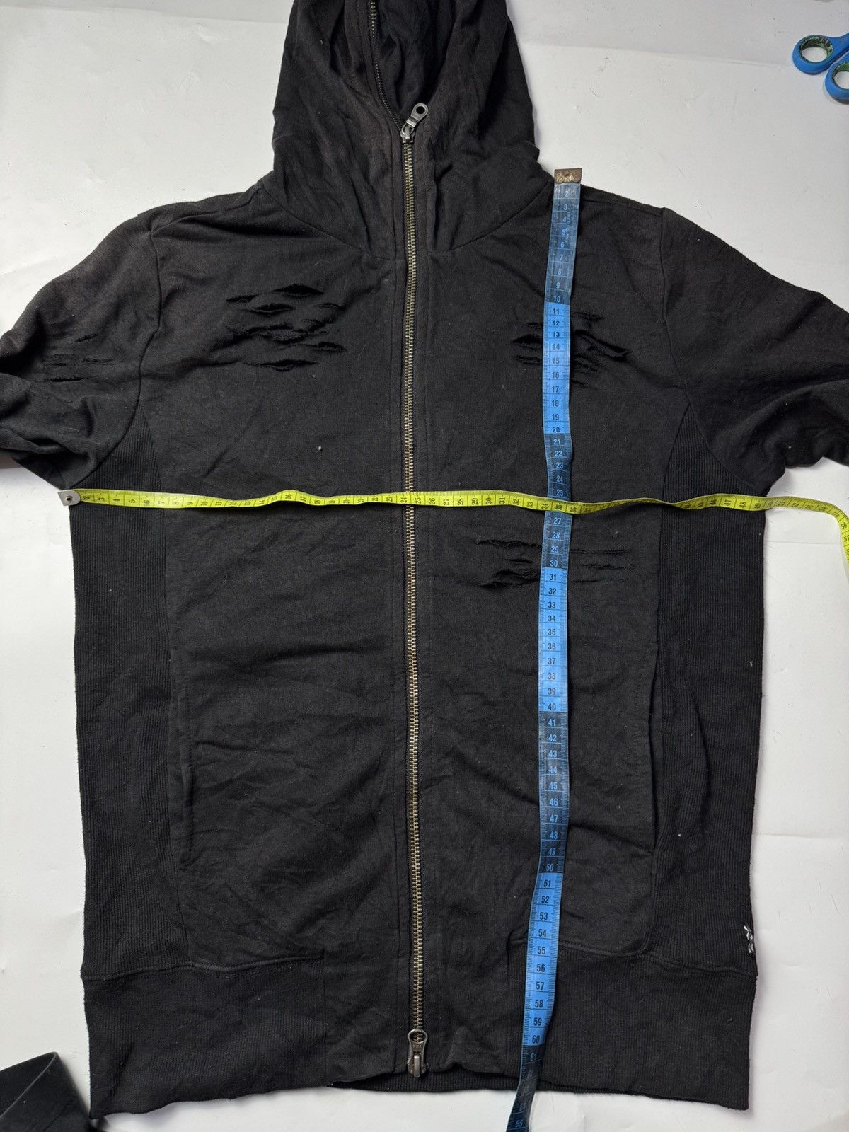If Six Was Nine Japanese Distressed Faded Hoodie Full Zipper Morgan Homme Size US M / EU 48-50 / 2 - 8 Thumbnail