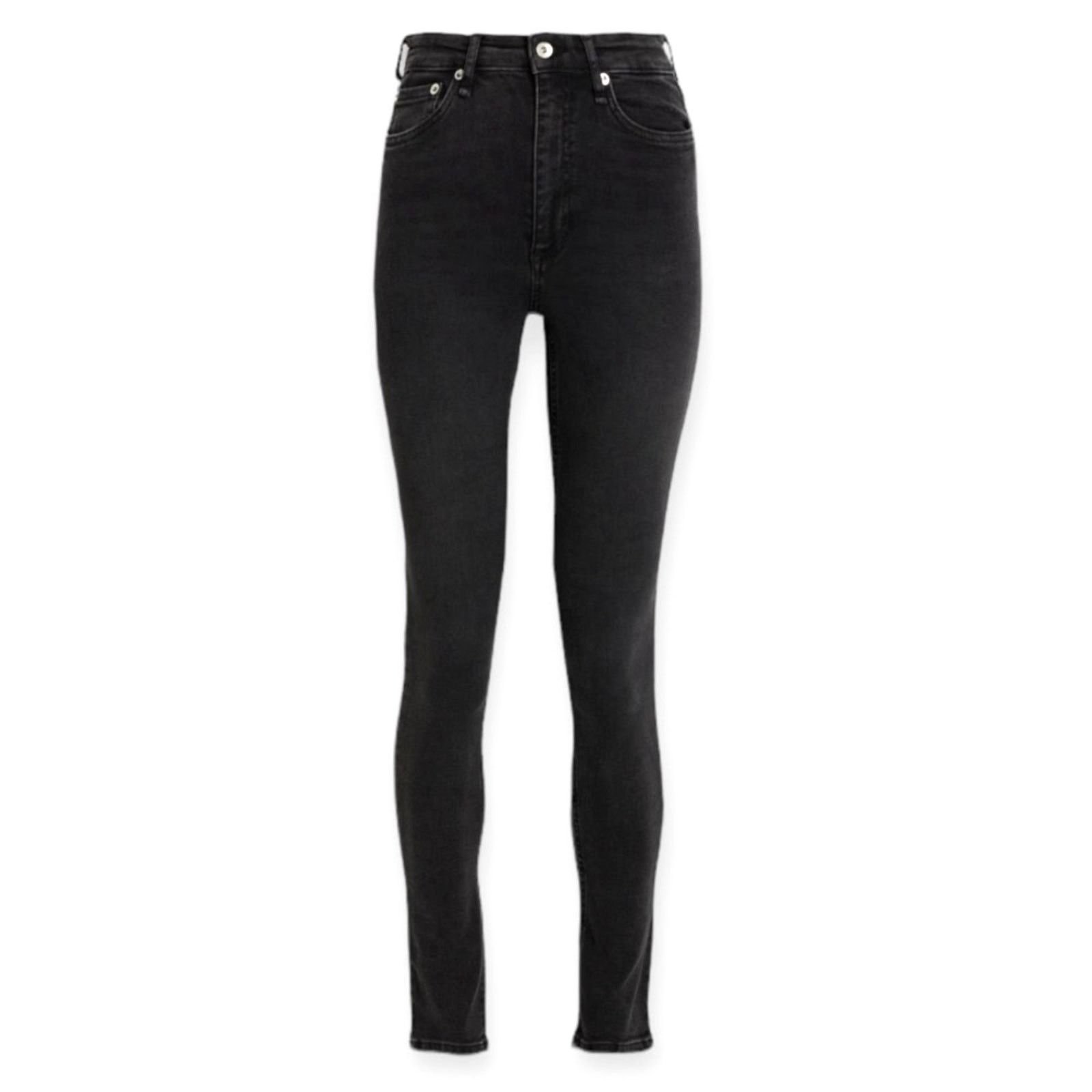 Rag & Bone Rag & Bone Black High-Rise Skinny Jeans | Size 27 Size 27" / US 4 / IT 40 - 3 Thumbnail