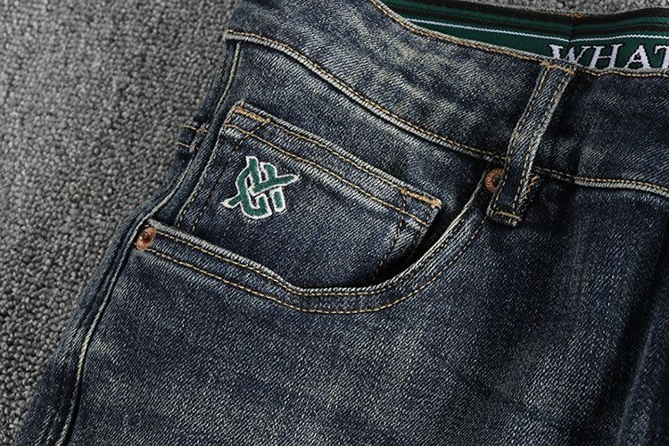 Japanese Brand × Jean × Vintage Splicing Wash Retro Old Jeans Size US 36 / EU 52 - 4 Thumbnail