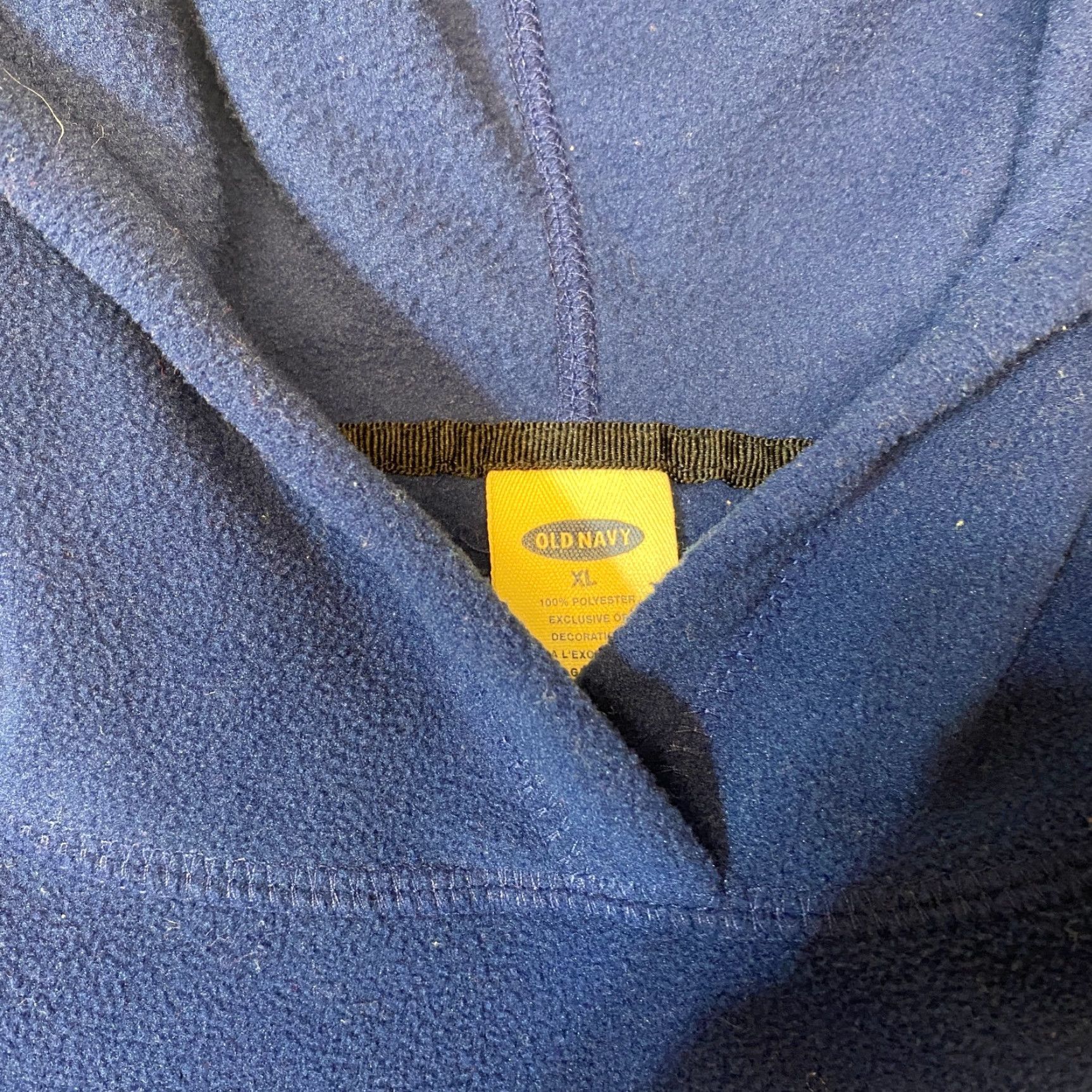 Old Navy Old Navy Hoodie Mens XL Blue Embroidered 94 Fleece Pullover Size US XL / EU 56 / 4 - 7 Thumbnail
