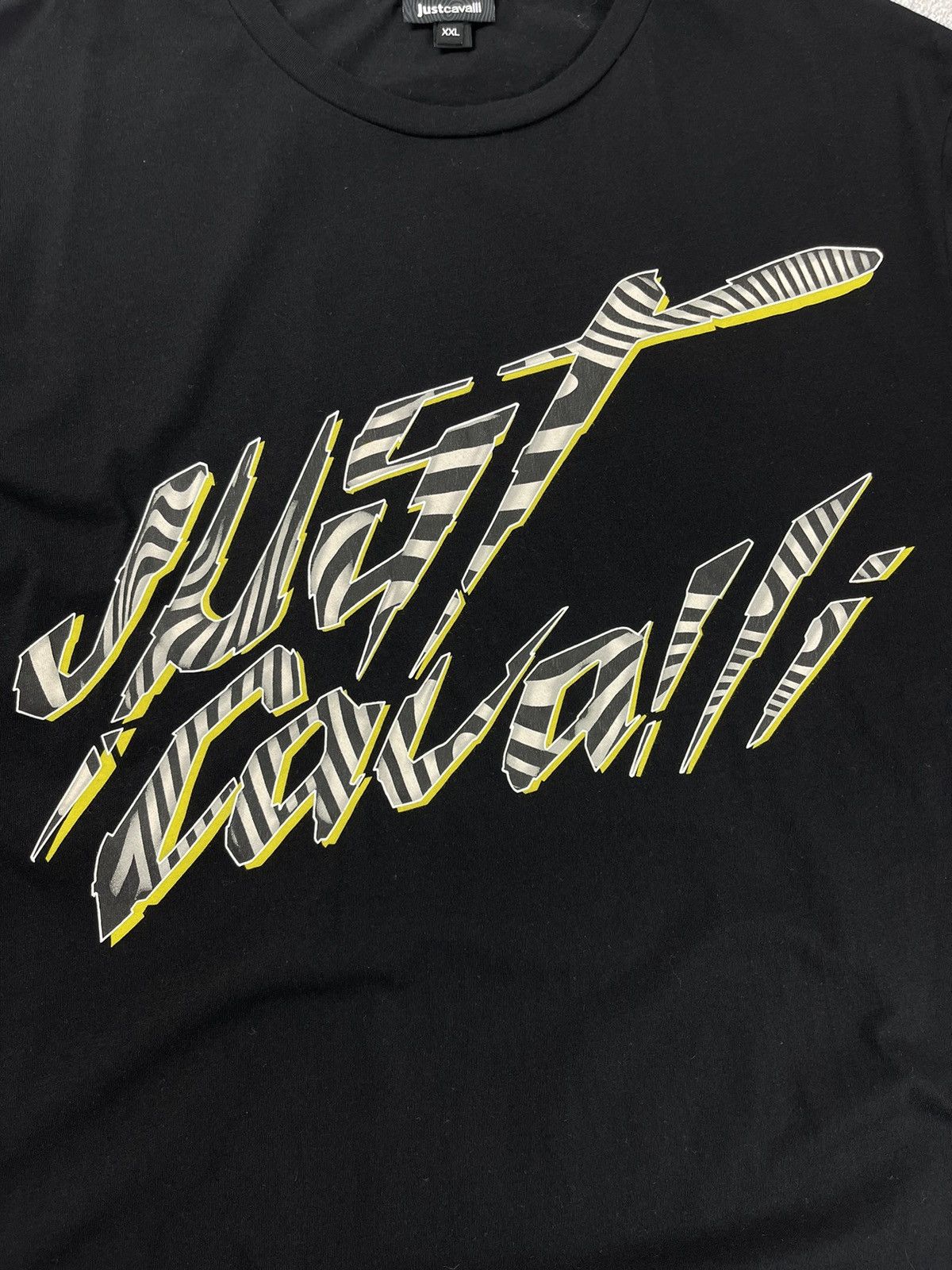Just Cavalli × Roberto Cavalli Just Cavalli Regular Fit Logo T-Shirt Size US XXL / EU 58 / 5 - 4 Thumbnail