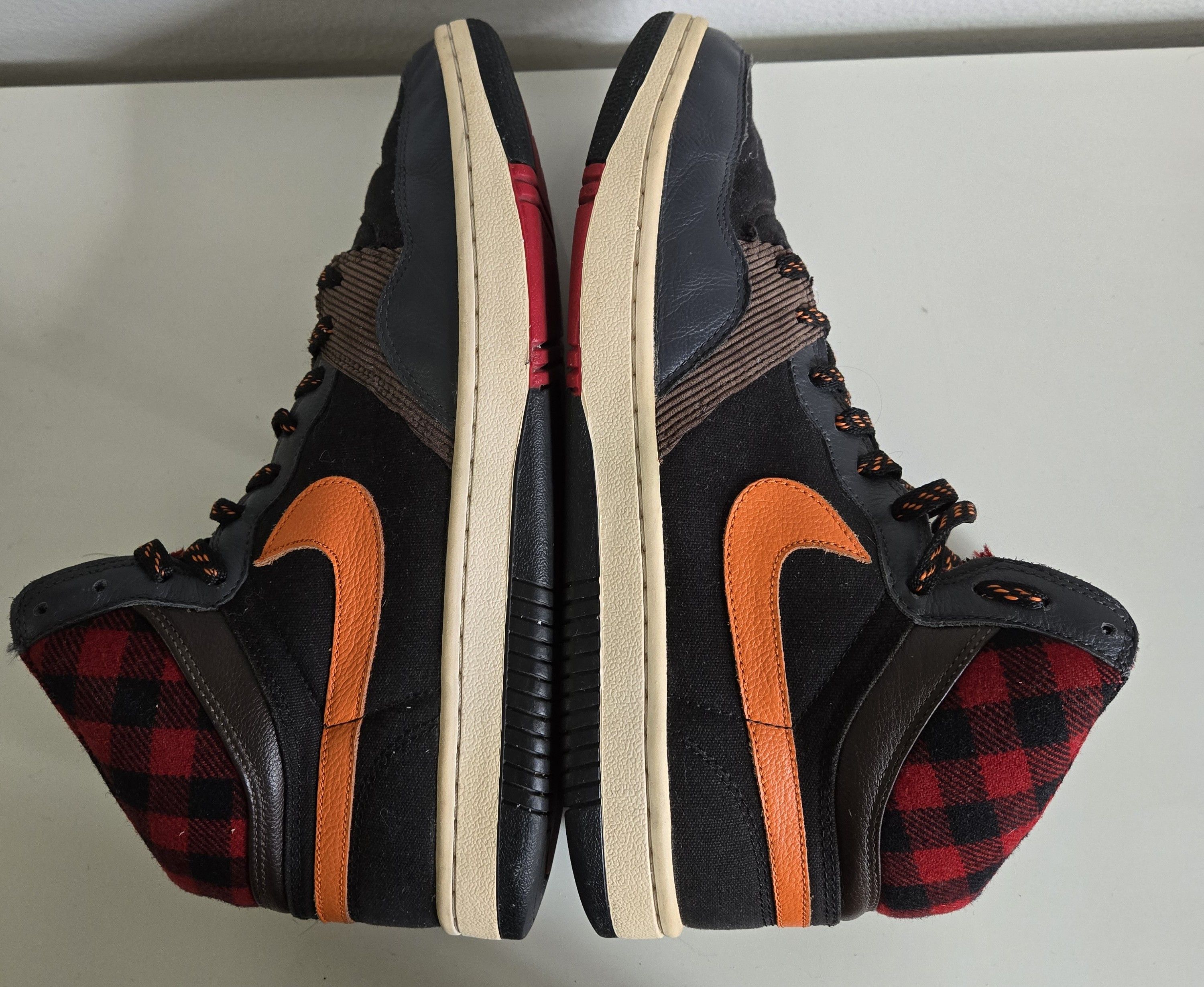 Nike Nike Court Force Hi Buffalo Plaid Size US 13 / EU 46 - 2 Thumbnail