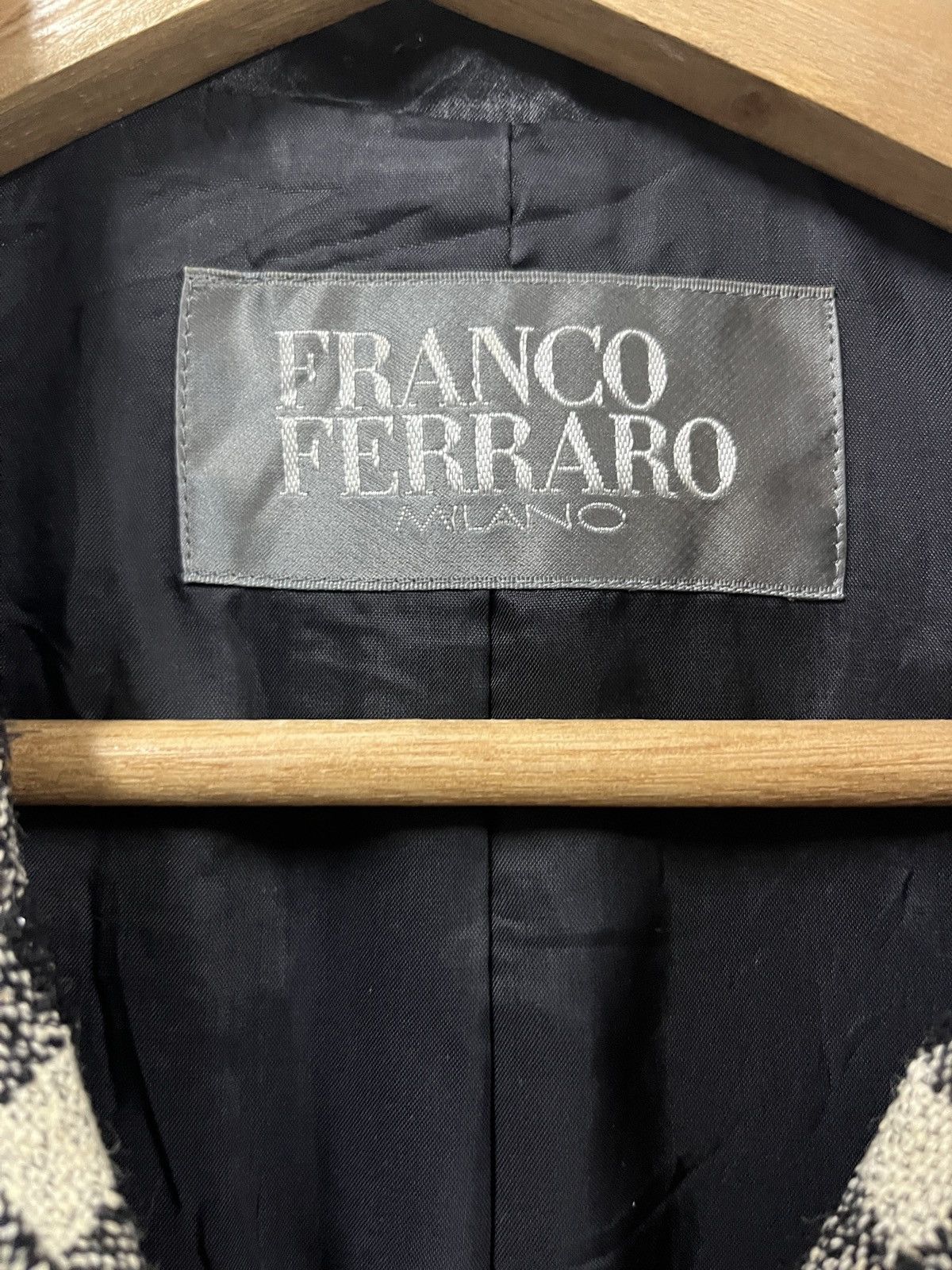 Designer Franco ferraro milano tweed boucle jacket size 2 Size S / US 4 / IT 40 - 7 Thumbnail