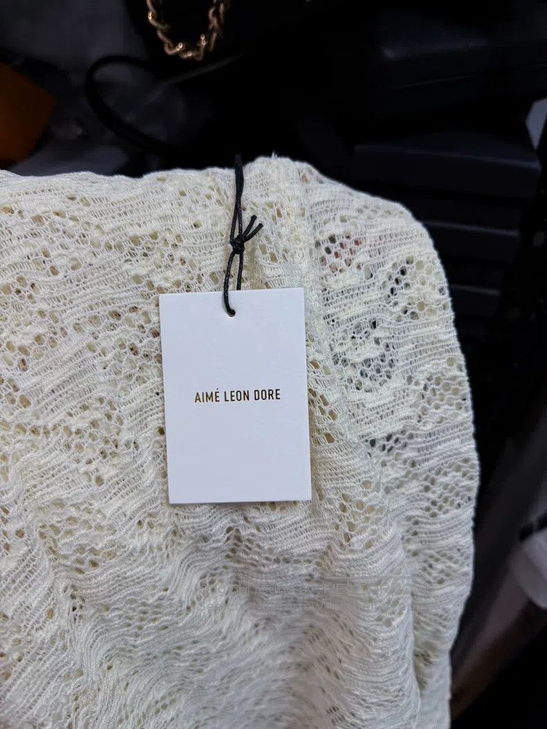 Aime Leon Dore Aime Leon Dore Lace-up Cuban Collar Long Sleeve Shirt Size US M / EU 48-50 / 2 - 7 Thumbnail