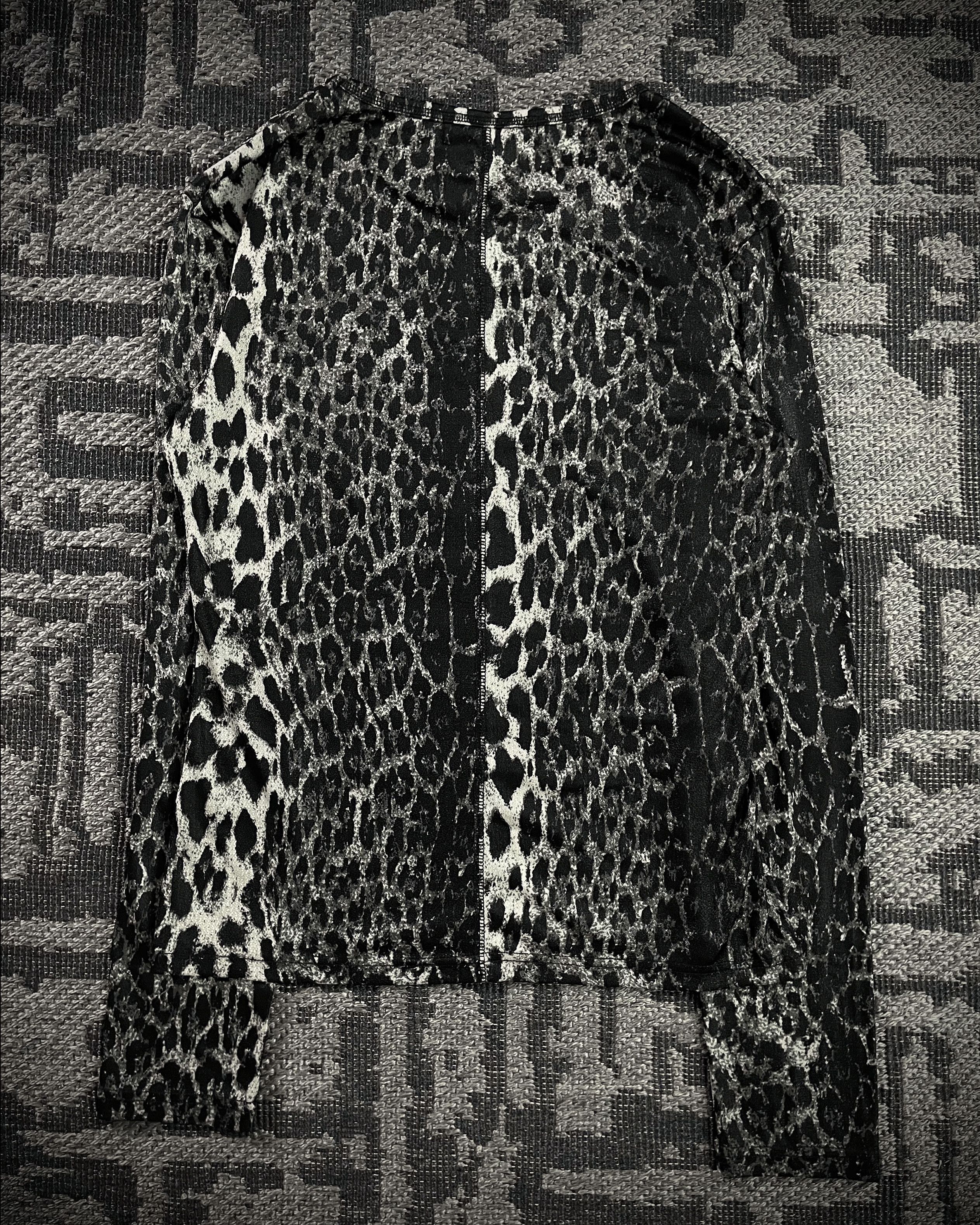 Japanese Brand Xfrm White Leopard Long Sleeve Size US M / EU 48-50 / 2 - 7 Thumbnail