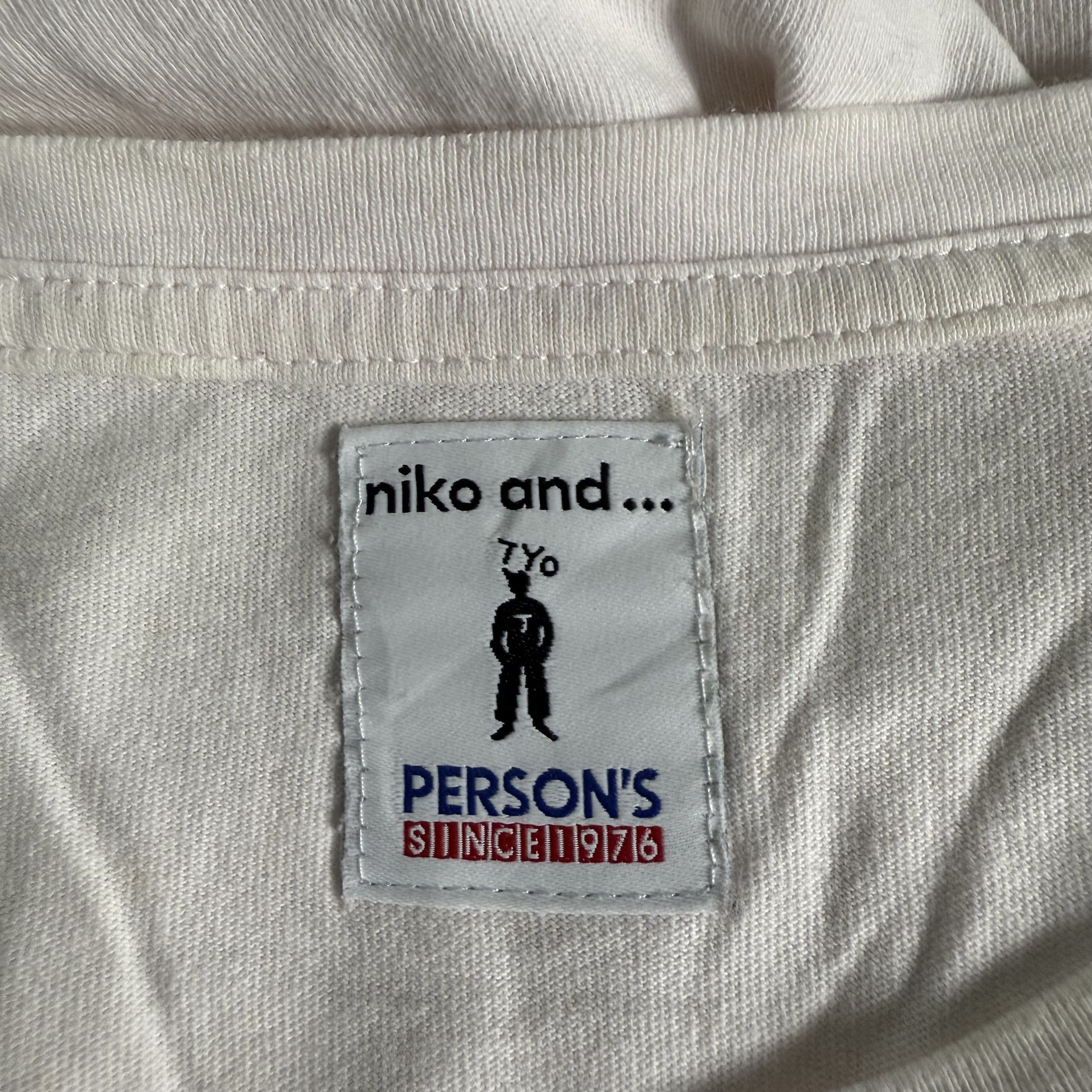 PERSON'S 🔥RARE🔥Person's x Niko And... Streetwear L/Sleeve T-shirt Size US M / EU 48-50 / 2 - 5 Thumbnail
