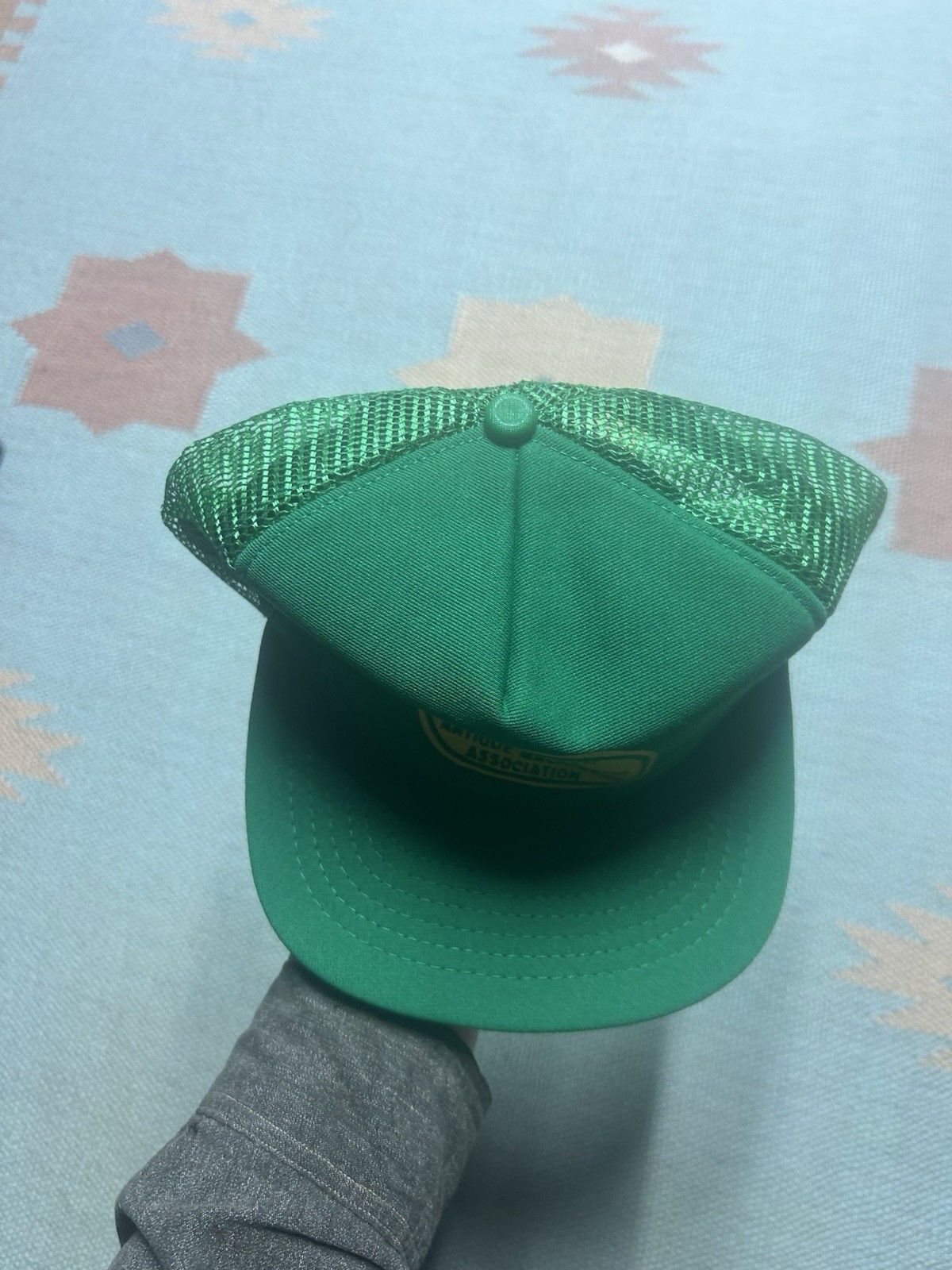 Vintage 80s trucker hat mid Michigan antique machinery tractor USA Size ONE SIZE - 3 Thumbnail