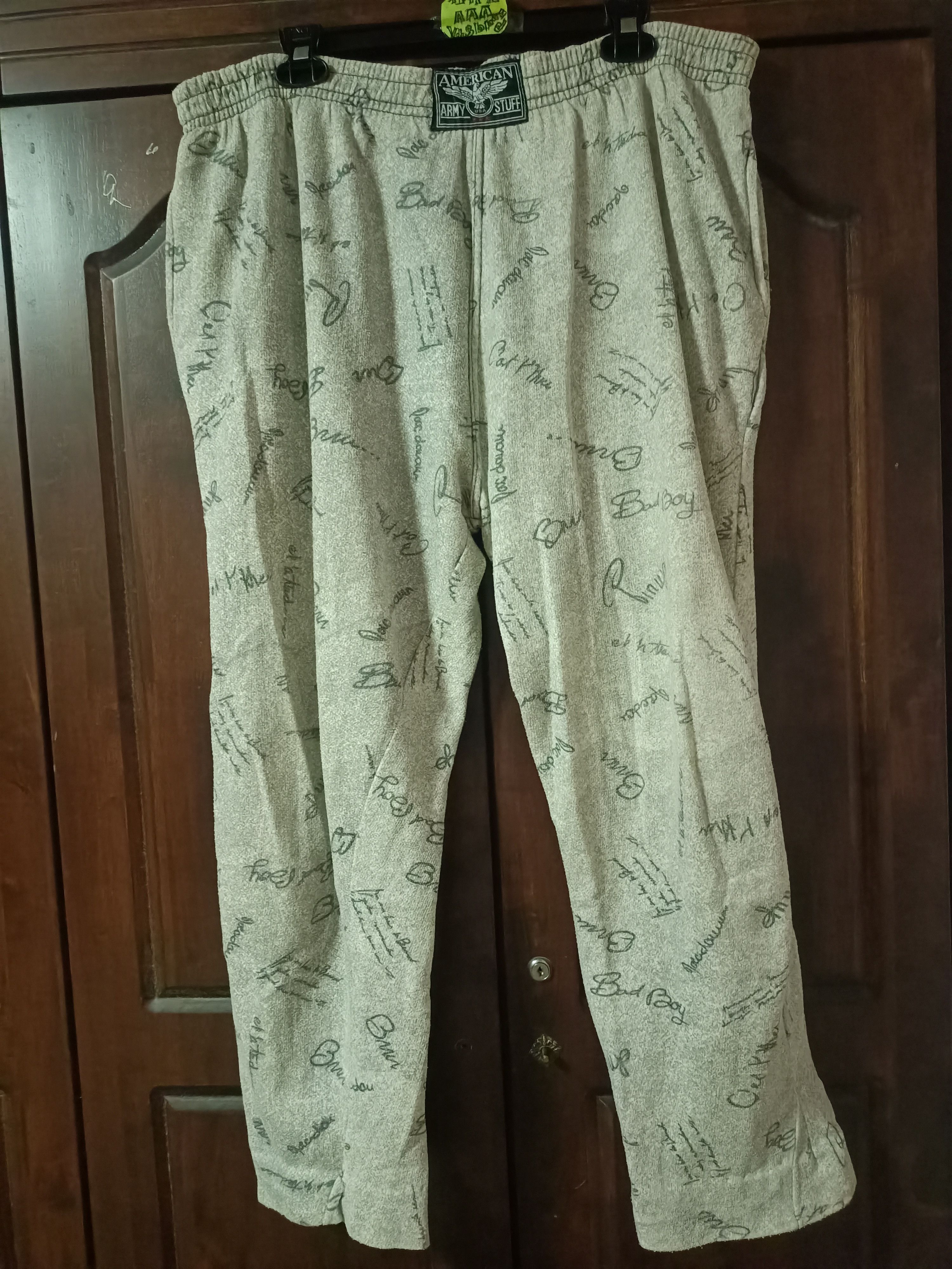 Vintage USA Army Stuff Sweatpants Men size 36-48
