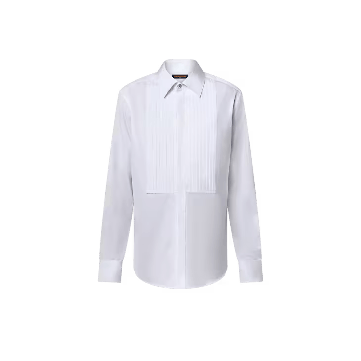 Louis Vuitton Bib Front Evening Shirt - 42 4L Size 42L - 1 Thumbnail