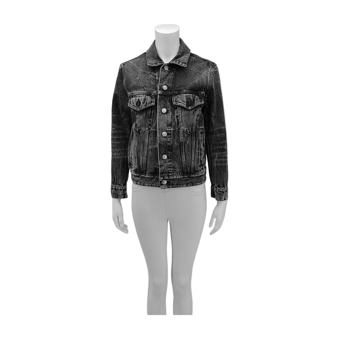 Balenciaga Balenciaga Washed Denim Jacket Size XS Size US S / EU 44-46 / 1 - 1 Thumbnail