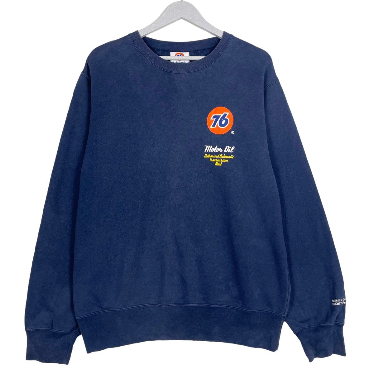 Hein Gericke × Japanese Brand × Kadoya 💥VTG 76 LUBRICANT PERFOMANCE BIG LOGO CREWNECK Size US L / EU 52-54 / 3 - 2 Thumbnail