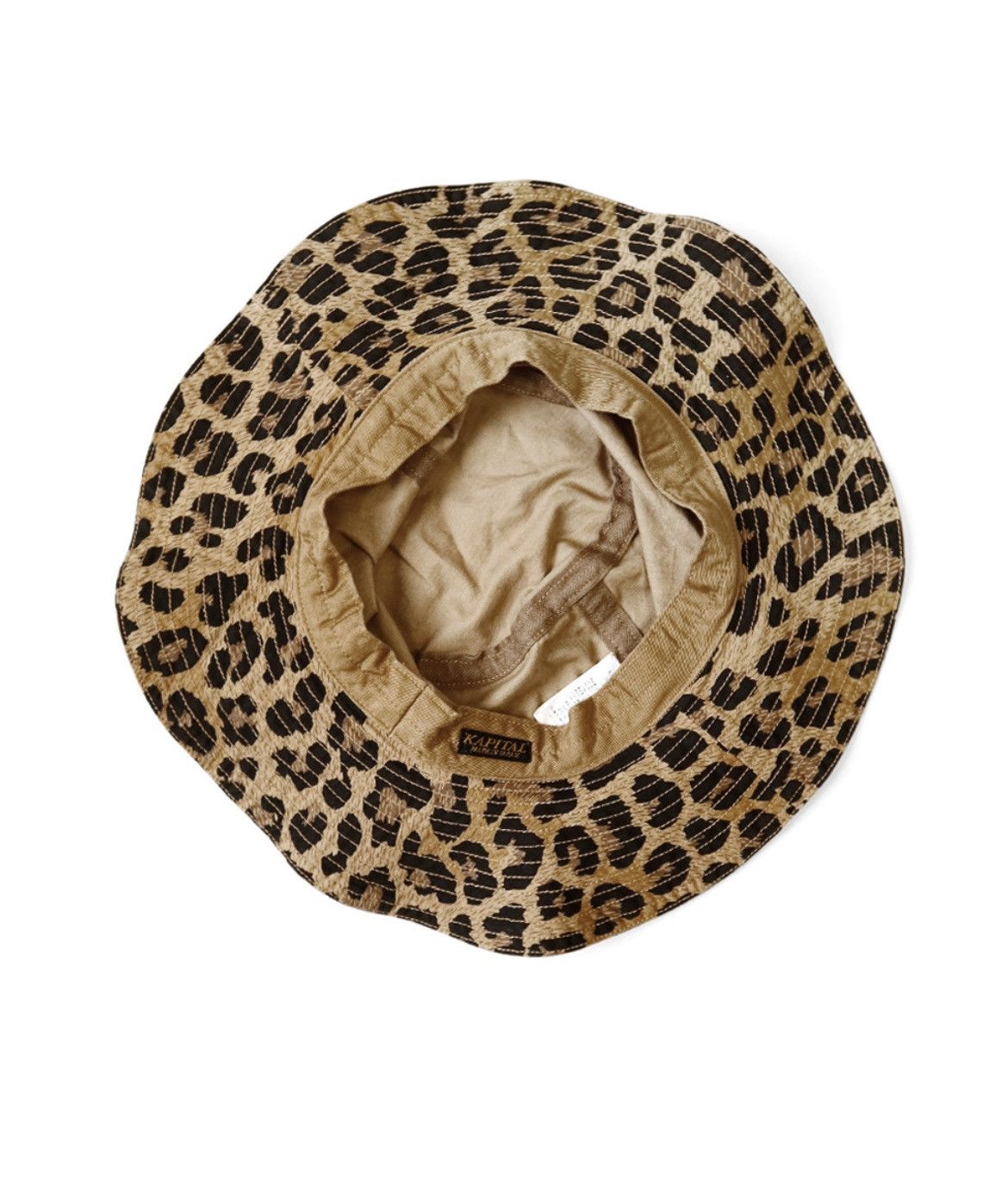 Kapital Kapital Cotton Herringbone Leopard Pattern Bucket Tulip HAT Size ONE SIZE - 4 Thumbnail