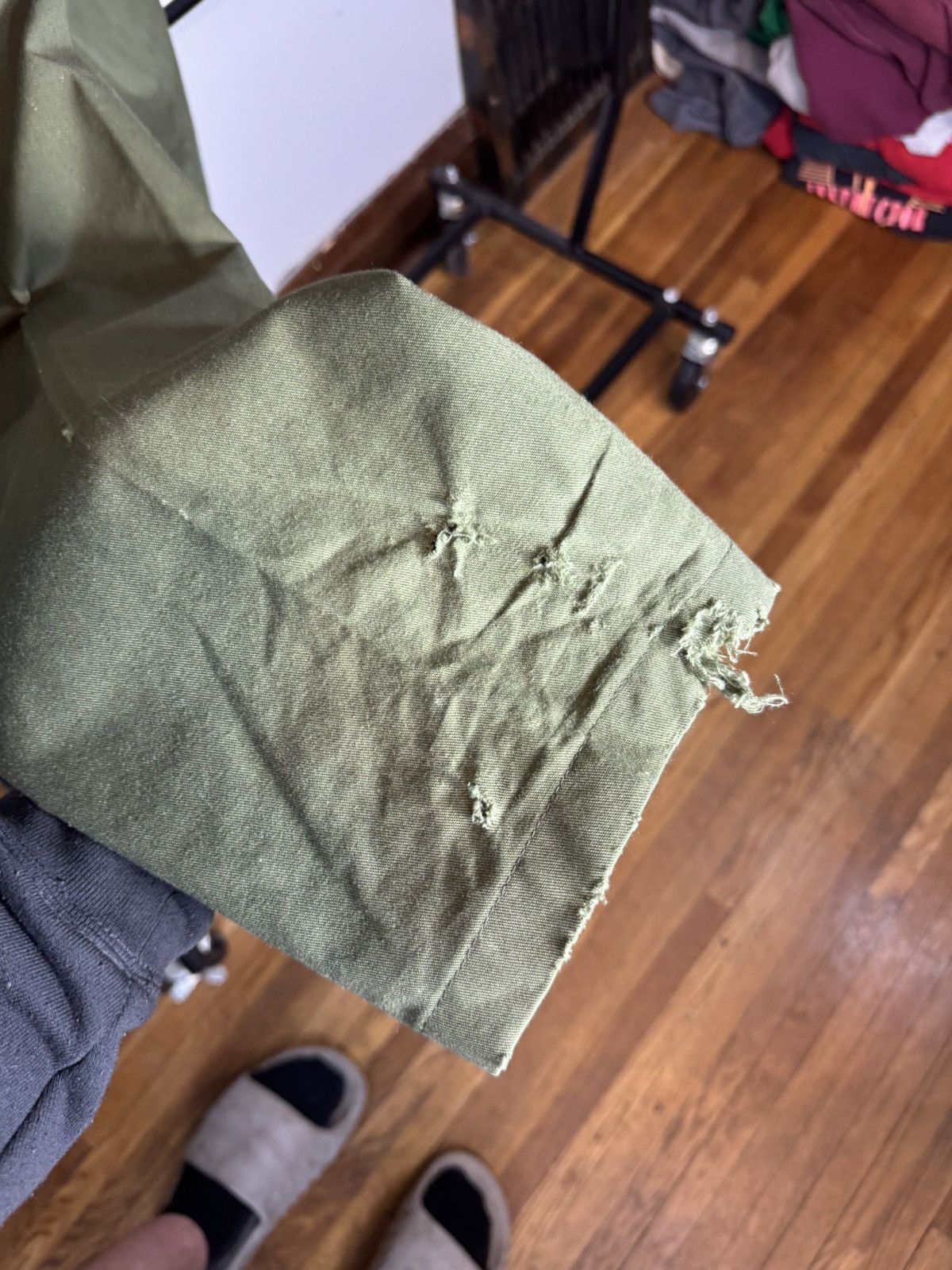 Vintage Vintage Army Pants 32 x 31 80s Size US 32 / EU 48 - 6 Thumbnail