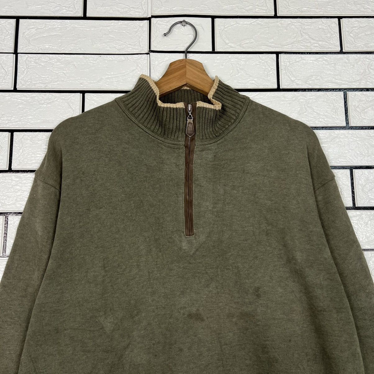 Chaps Ralph Lauren Vintage CHAPS RALPH LAUREN Half Zipper Sweatshirt #4093-C186 Size US L / EU 52-54 / 3 - 2 Thumbnail