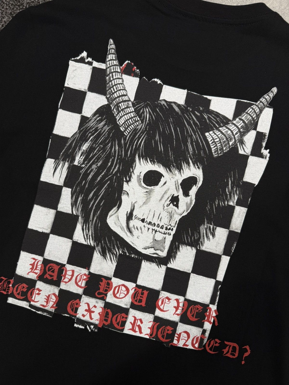 Amiri × Wes Lang Checked Skull Tee Black. BNWT. RRP £590 Size US M / EU 48-50 / 2 - 4 Thumbnail