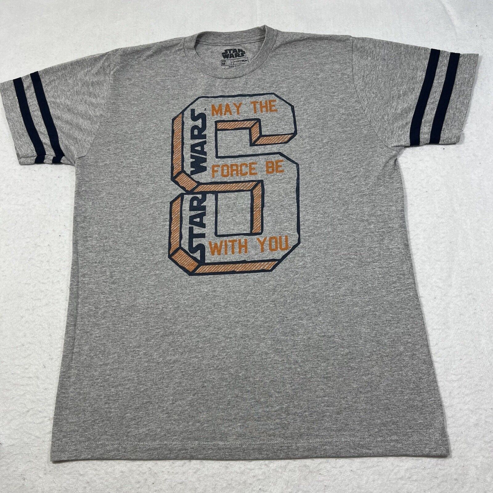 Star Wars Star Wars May The Force Be With You Short Sleeve Graphic Tee Size US M / EU 48-50 / 2 - 1 Thumbnail