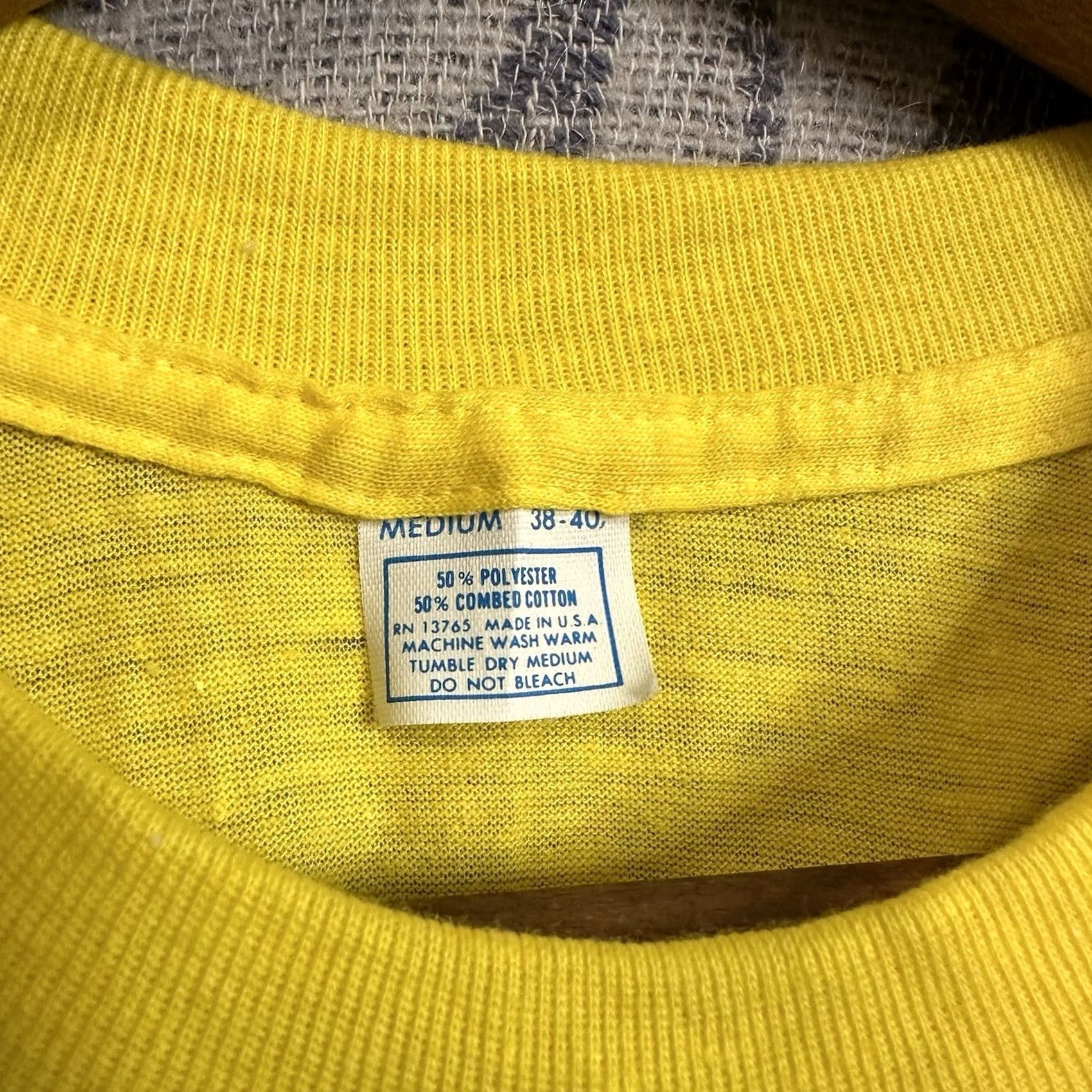 Vintage VINTAGE Think 30 WETV Atlanta Public Television Shirt Medium Yellow NOS Size US M / EU 48-50 / 2 - 3 Thumbnail