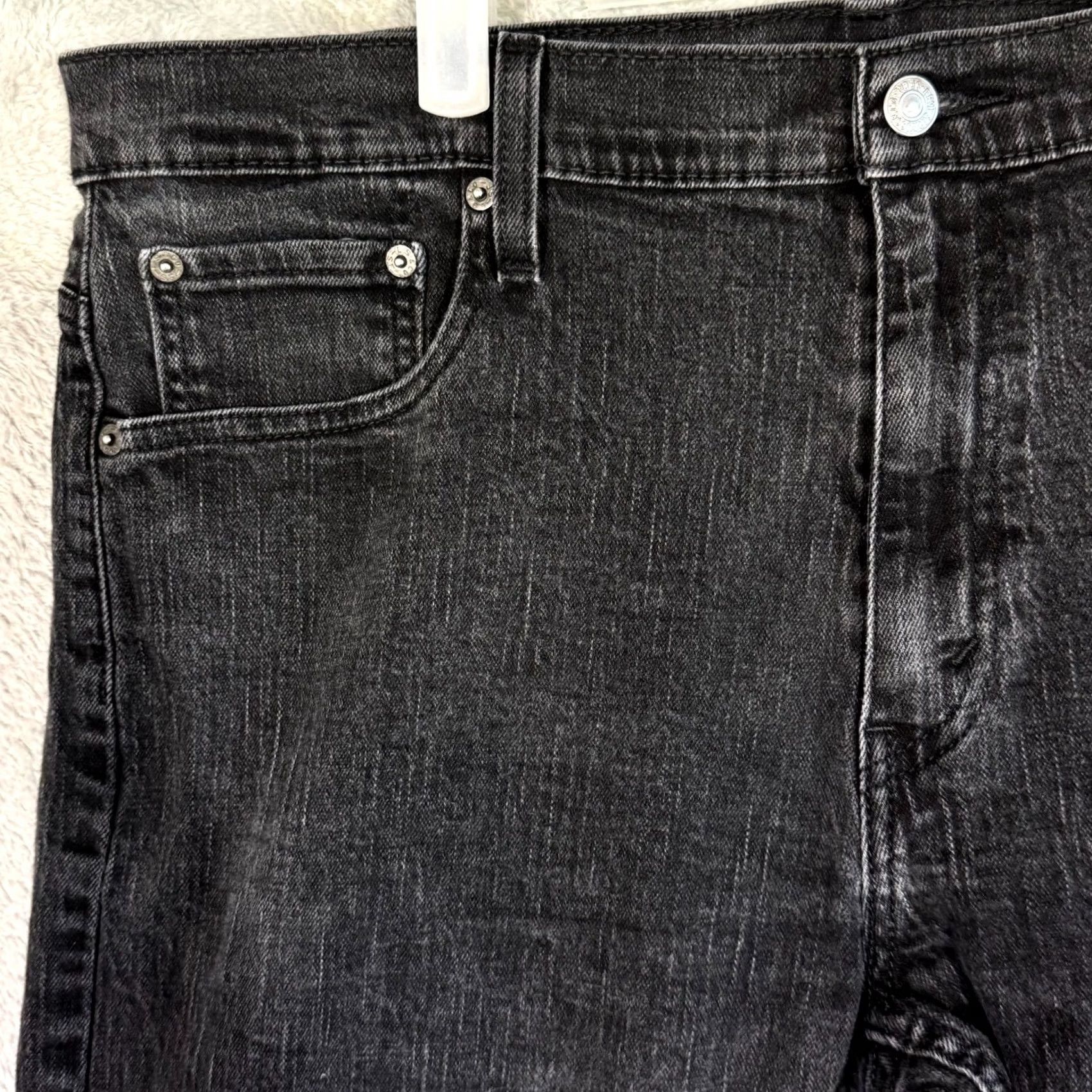 Levi's Levi’s 510 Jeans Men’s W33 x L30 Black Denim Mid-Rise Straight Leg Mens Size US 33 - 3 Thumbnail
