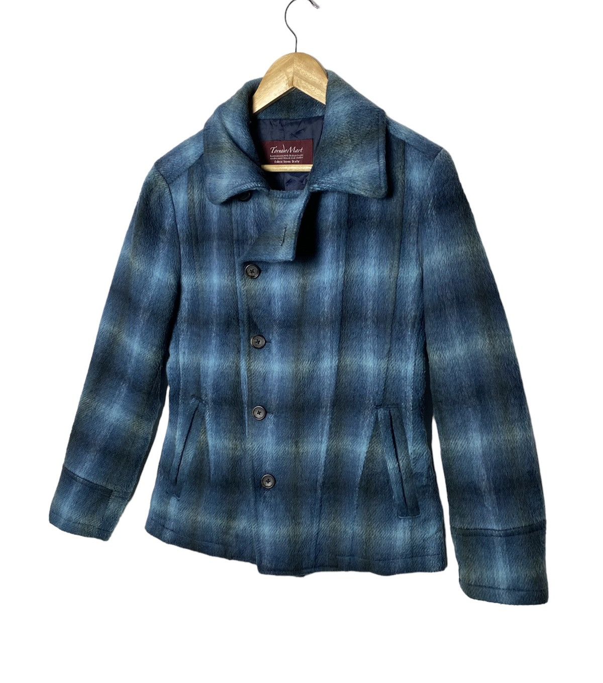 Tornado Mart Tornado Mart Checkered Down Jacket Size M / US 6-8 / IT 42-44 - 2 Thumbnail