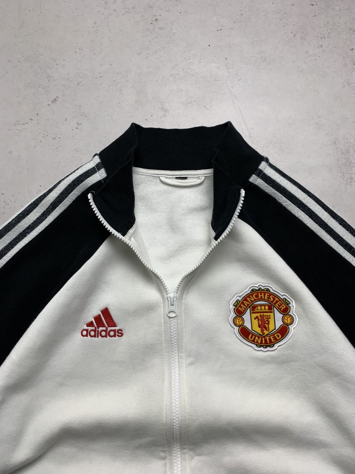 Adidas × Vintage Vintage Adidas 3 Stripes Manchester United Olympic Jacket XL Size US L / EU 52-54 / 3 - 4 Thumbnail