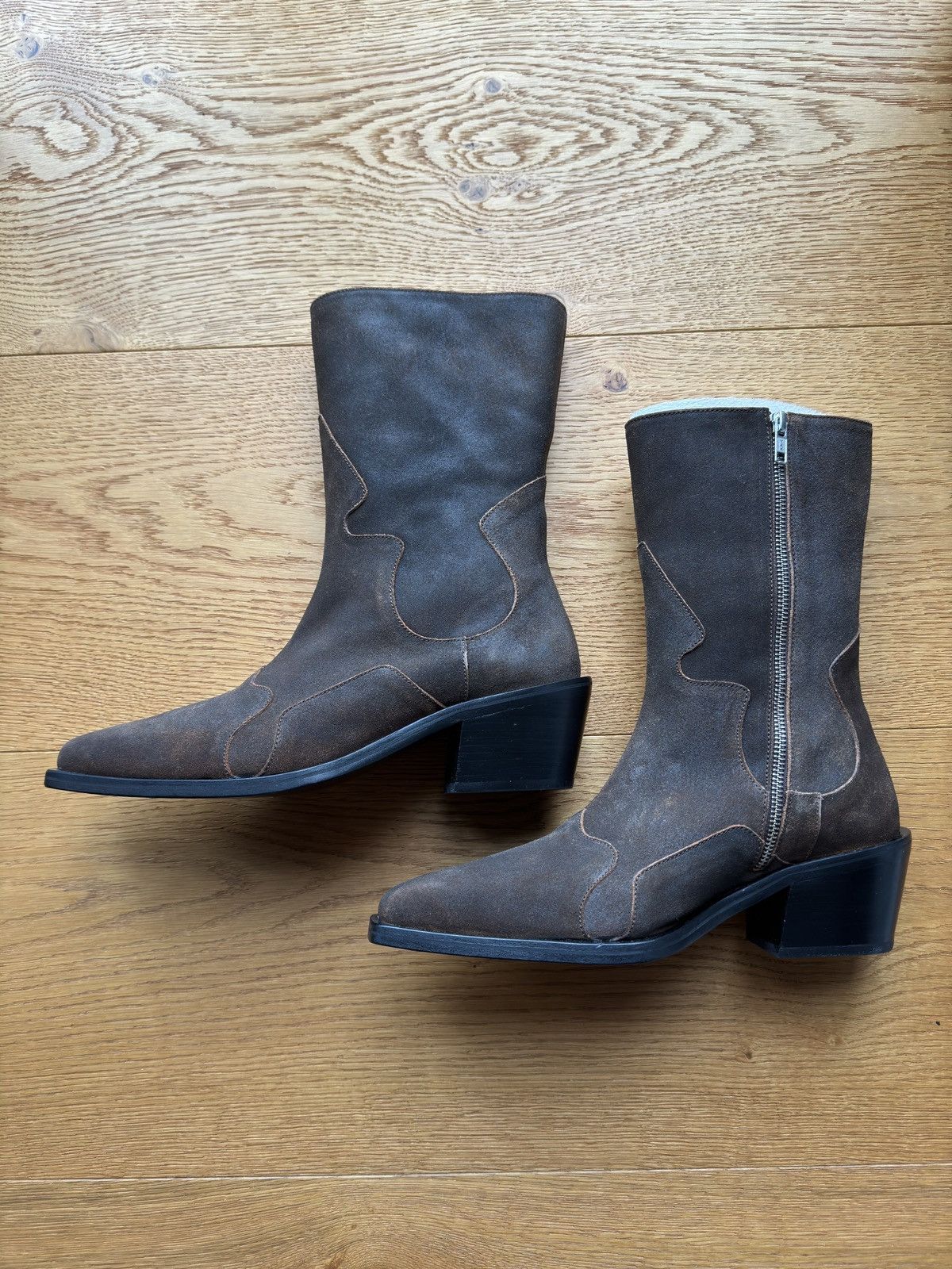 Eckhaus Latta Eckhaus Latta Suede Boots Size US 8.5 / EU 41-42 - 4 Thumbnail
