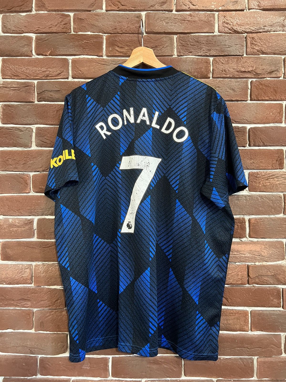 Nike Rare Manchester United #7 Ronaldo Adidas Football Jersey Hyp Size US XL / EU 56 / 4 - 2 Thumbnail