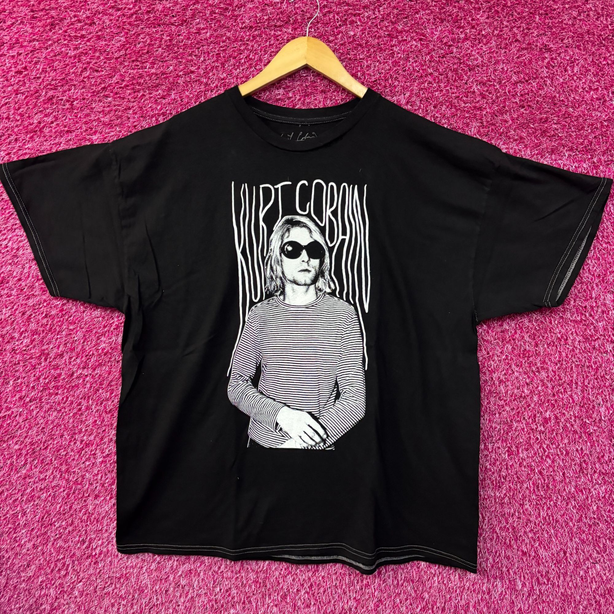 Nirvana Kurt cobain Nirvana mineral wash distressed Tshirt size larg Size US L / EU 52-54 / 3 - 1 Thumbnail