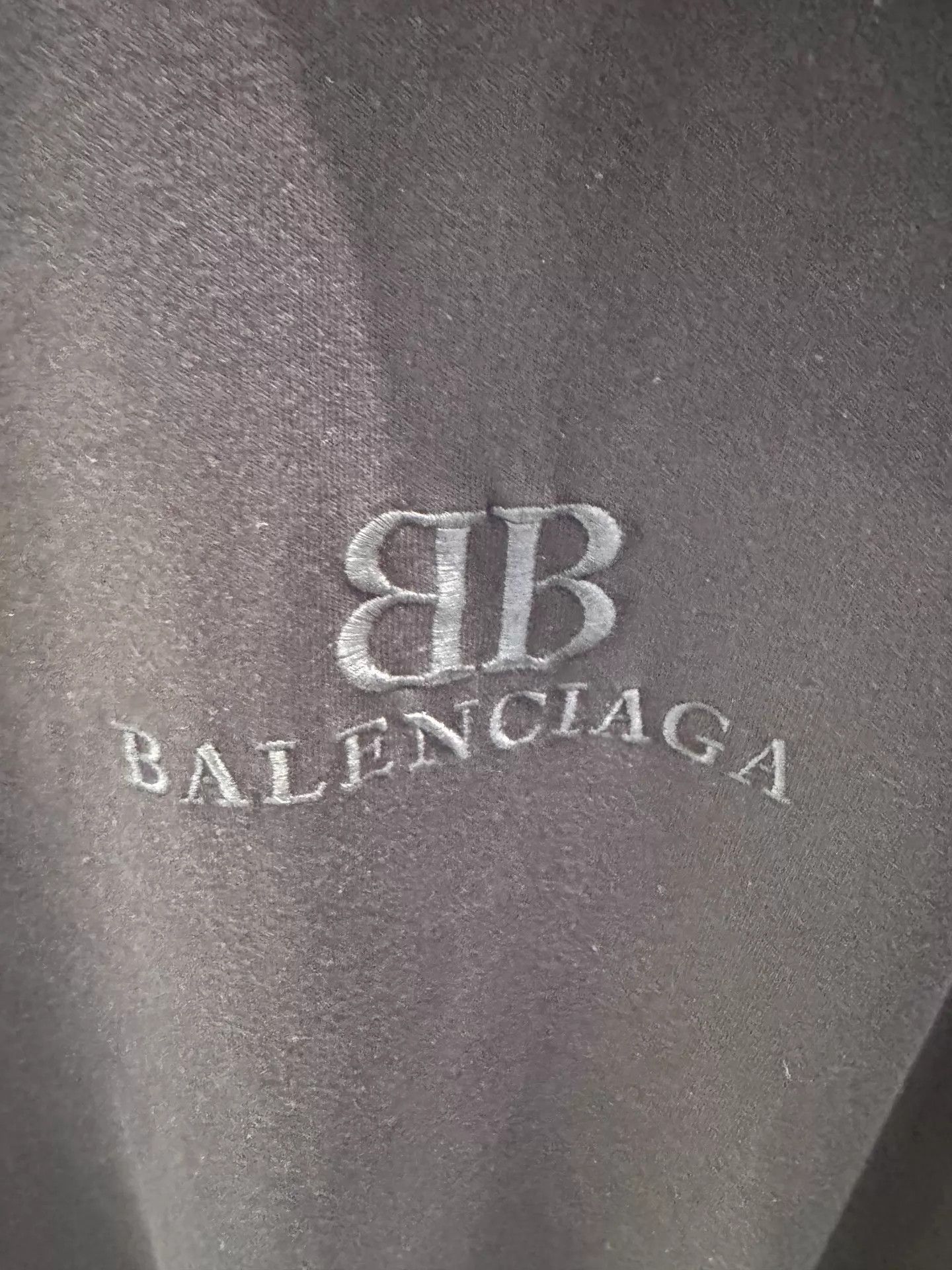 Balenciaga Balenciaga Black BB Embroidered Oversized T-shirt Size L / US 10 / IT 46 - 2 Thumbnail