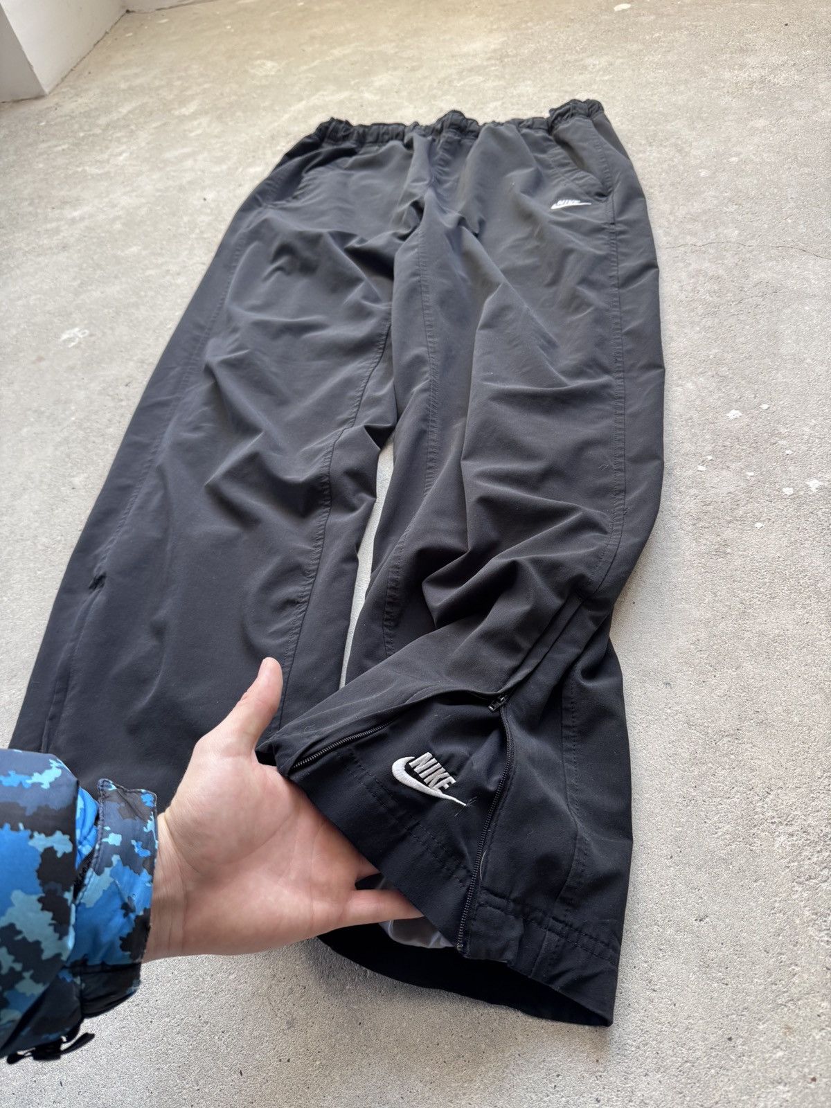 Nike × Vintage Vintage Nike Double Swoosh Track Pants Size US 32 / EU 48 - 2 Thumbnail