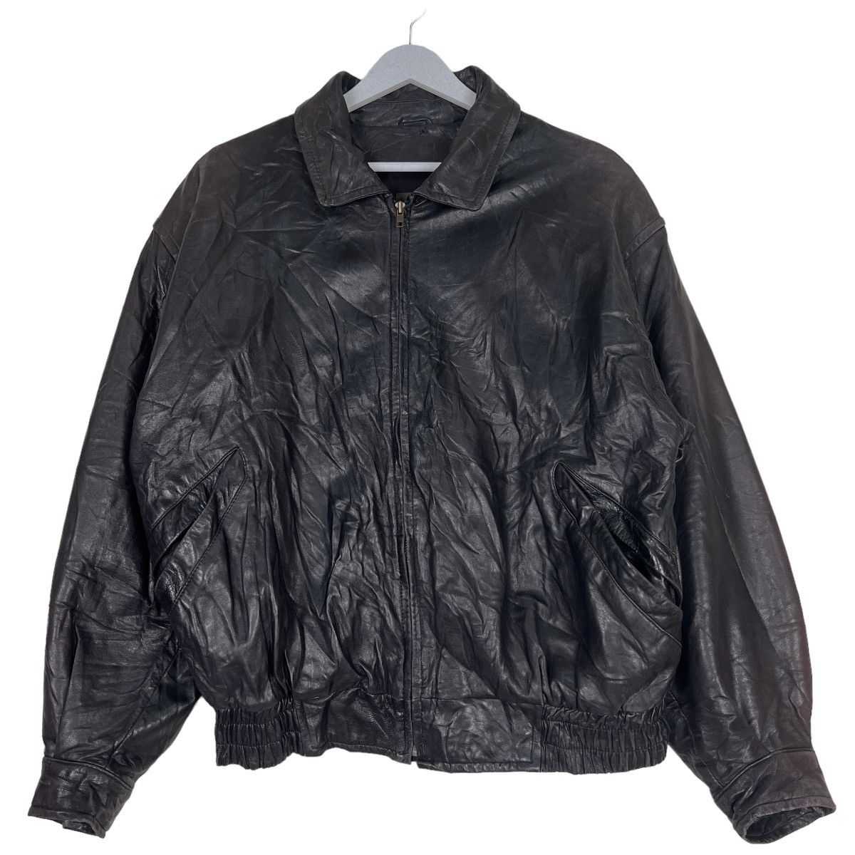 Japanese Brand 🔥 ARCHIVES KA UOMO LEATHER BOMBER JACKET Size US L / EU 52-54 / 3 - 1 Thumbnail