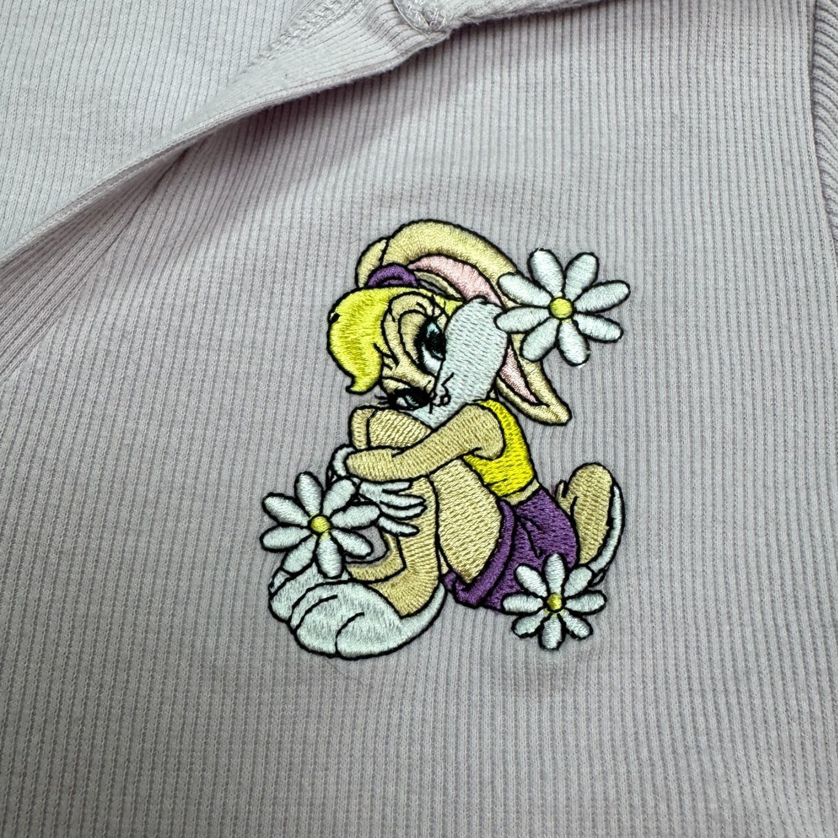 Vintage VINTAGE Looney Tunes Lola Bunny Ribbed Knit Mini Polo Dress Womens XL Lavender Kawaii Size XL / US 12-14 / IT 48-50 - 5 Thumbnail