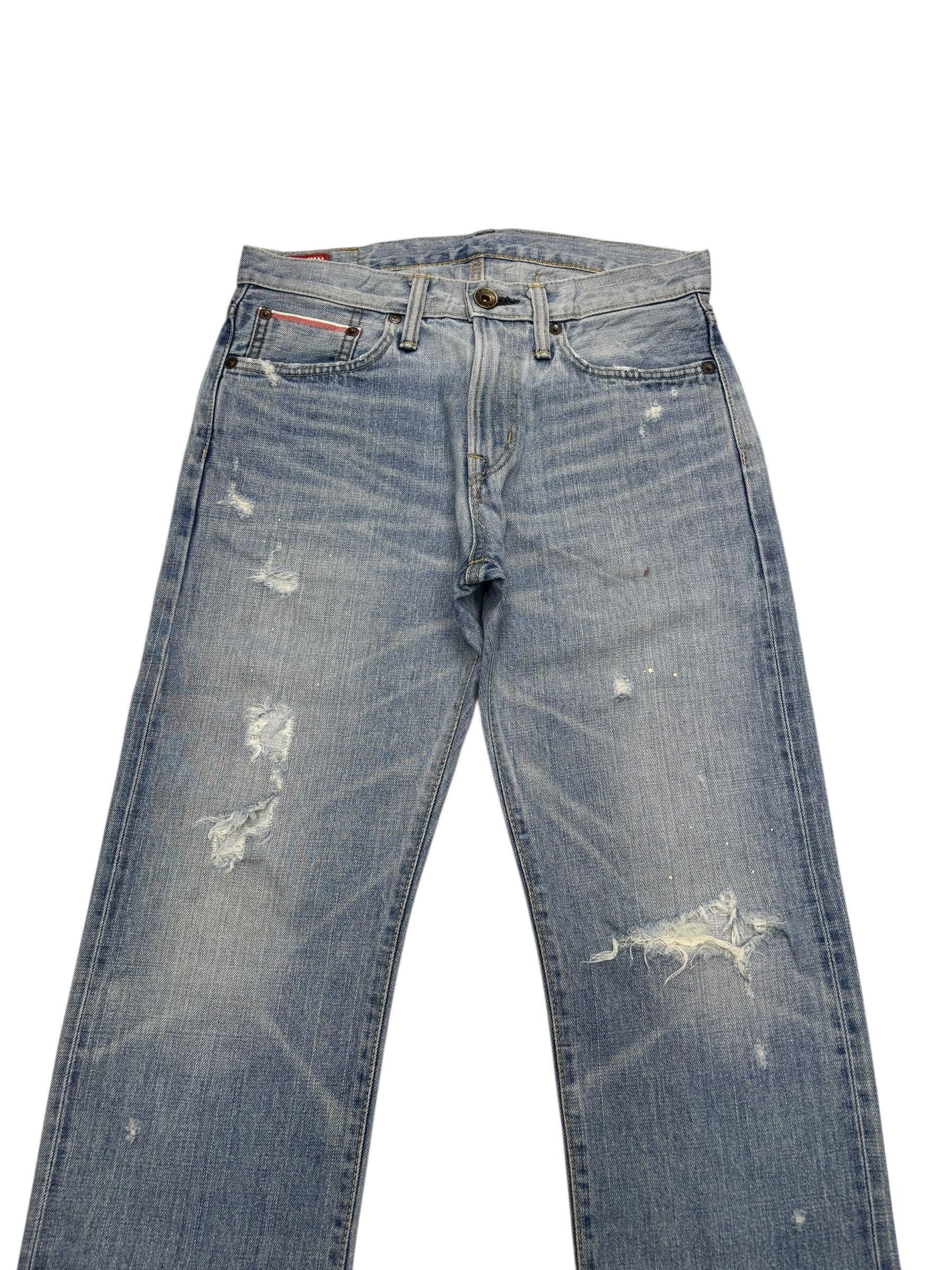 Acne Studios 🔥EDWIN 505zx SELVEDGE DENIM BUCKLE BACK BLUE WASH JEANS Size US 30 / EU 46 - 9 Thumbnail