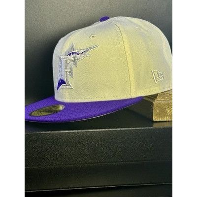 New Era Florida Marlin 1 of 36 Hat DripChekn 59FIFTY 7 ½ Limited Cre Size ONE SIZE - 5 Thumbnail