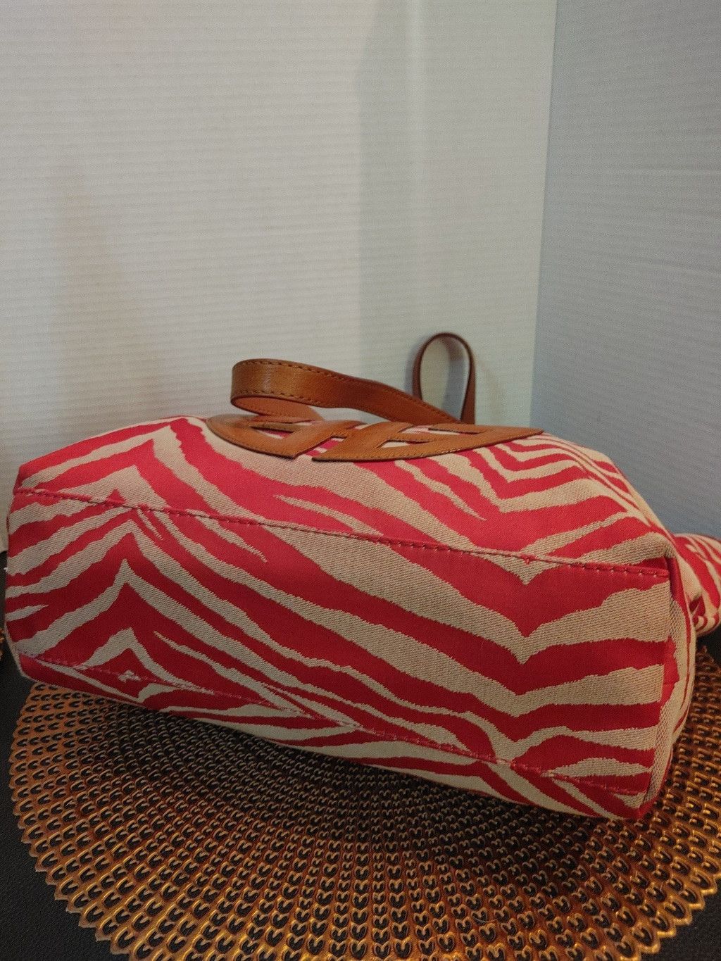 Antonio Maurizi Antonio Melani Zebra Striped Becky Tote Size ONE SIZE - 7 Thumbnail