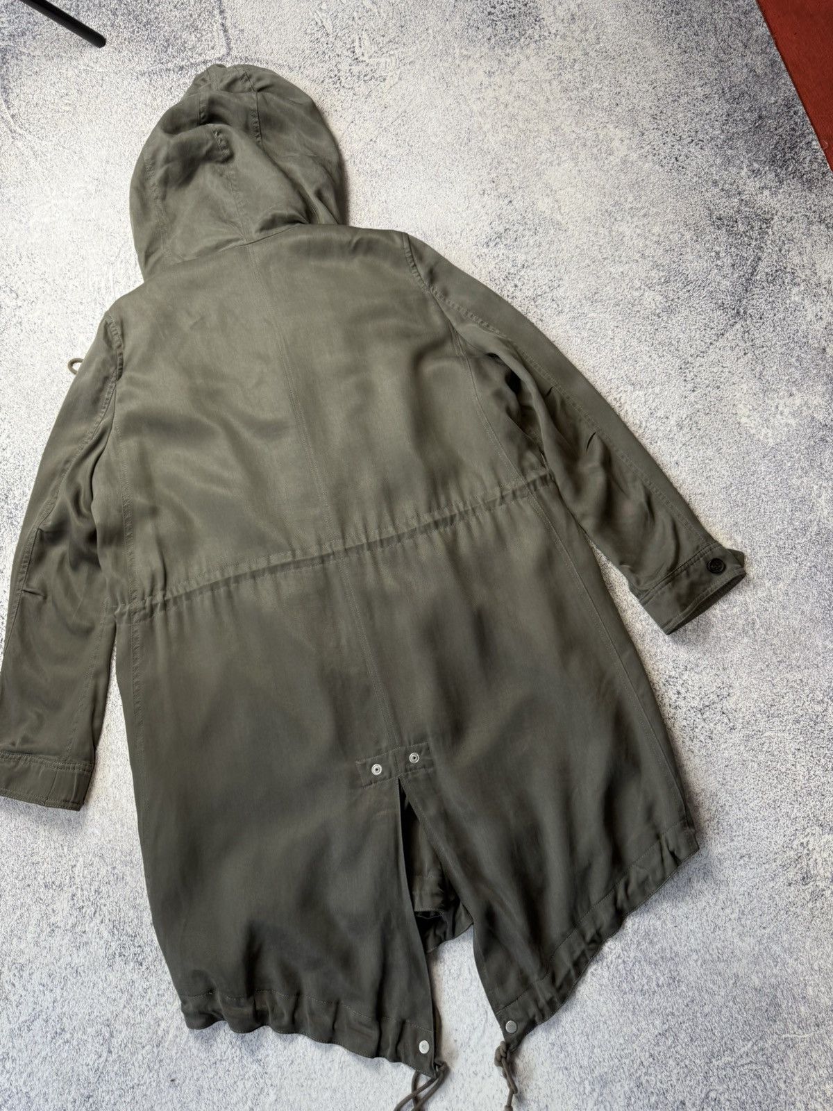 Allsaints Vintage ALLSAINTS PORTERE KHAKI PARKA COAT Japanese Y2K Size L / US 10 / IT 46 - 22 Thumbnail