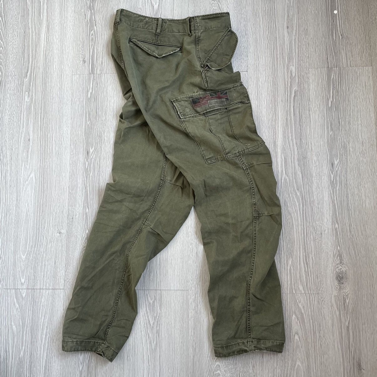 Denim & Supply Ralph Lauren Ralph Lauren Military Cargo pants Y2K army USA Size US 36 / EU 52 - 2 Thumbnail