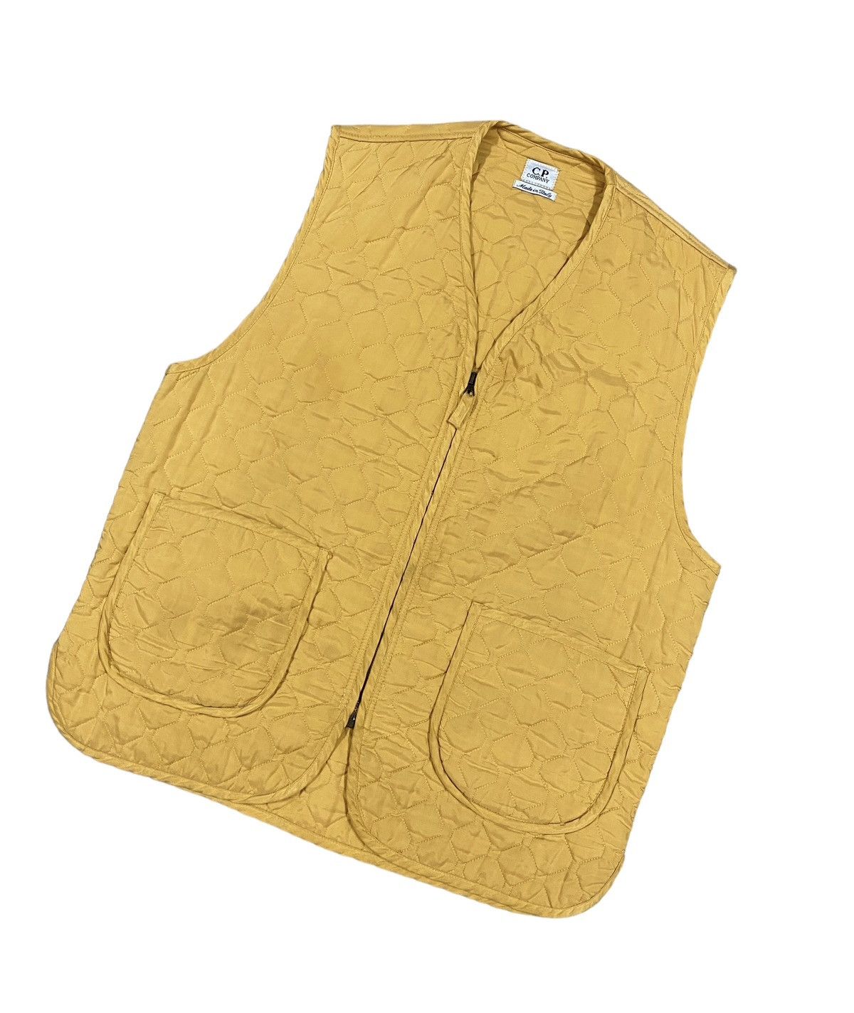 C.P. Company A/W1995🔥C.P Company Quilted Vest Zipper Jacket Size 50R - 6 Thumbnail