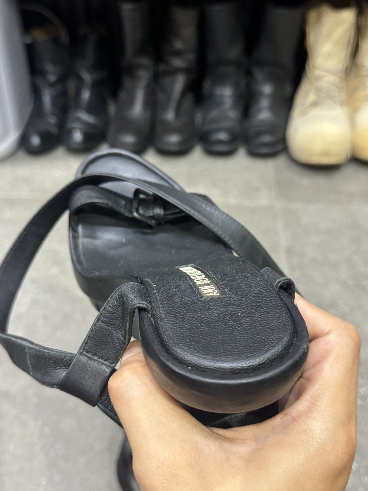 Ann Demeulemeester Ann Demeulemeester Platform Ankle Strap Sandals Size US 5 / IT 35 - 2 Thumbnail