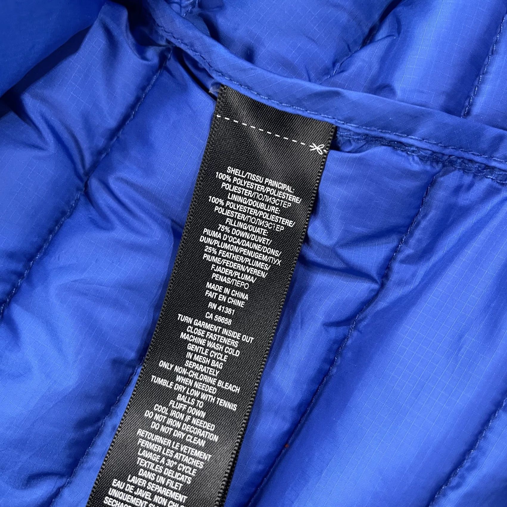 RLX Ralph Lauren RLX Ralph Lauren Vest Mens Large Blue Down Puffer Insulated Outdoor Hiking Ski Jacket Short Zip Pockets Logo Quilted Zipper Stand-Up Collar Mens Vest Size US L / EU 52-54 / 3 - 5 Thumbnail