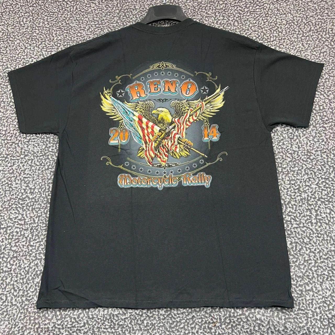 Other Vintage Reno Motorcycle Rally Shirt Men XL Short Sleeve New Size US XL / EU 56 / 4 - 1 Thumbnail