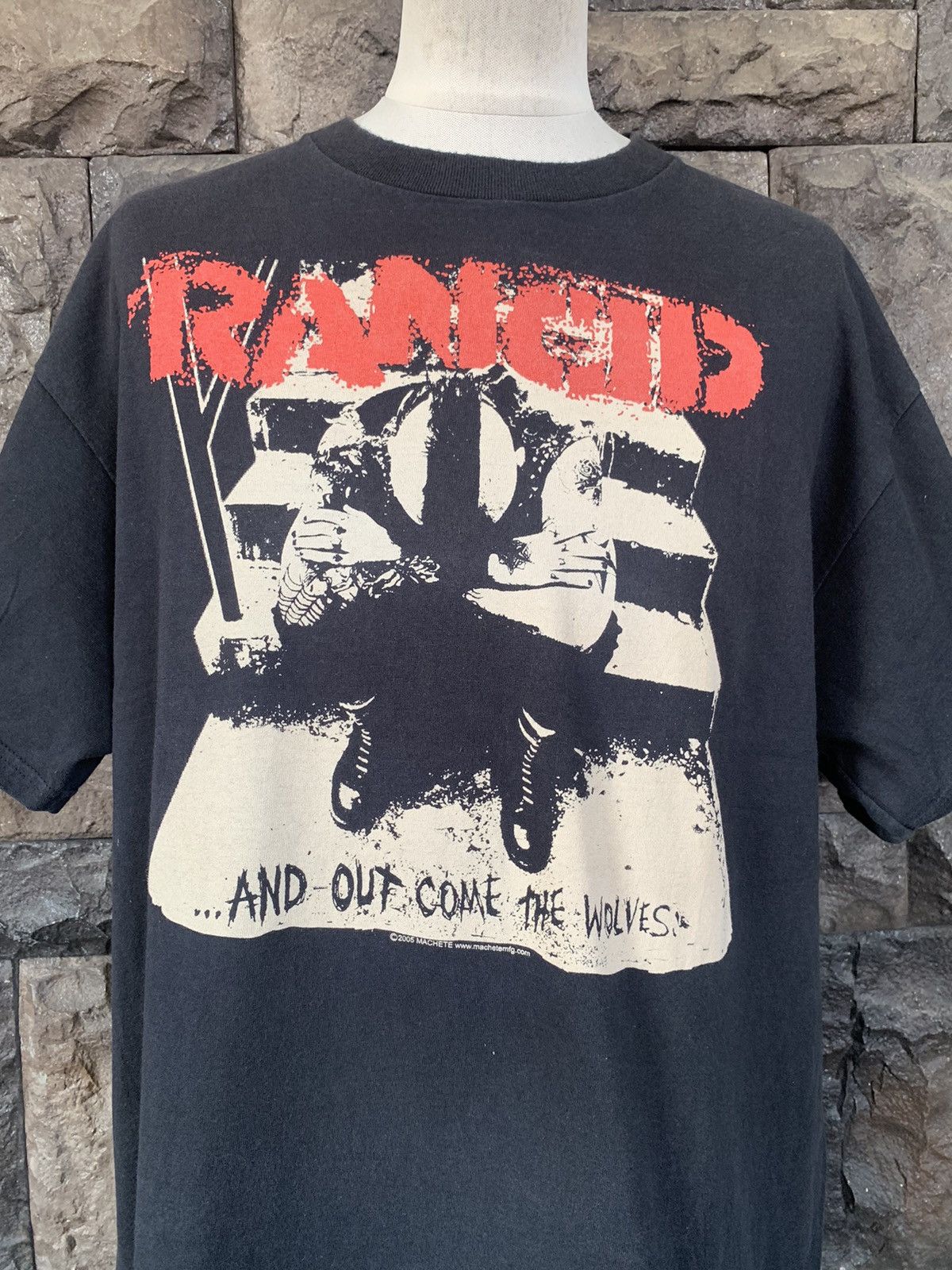 Band Tees × Vintage Vintage 2005 Rancid Rock Band T shirt Size US XL / EU 56 / 4 - 2 Thumbnail