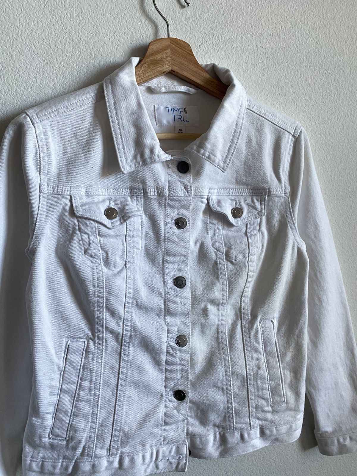 Other White Denim Jacket Size XS / US 0-2 / IT 36-38 - 3 Thumbnail