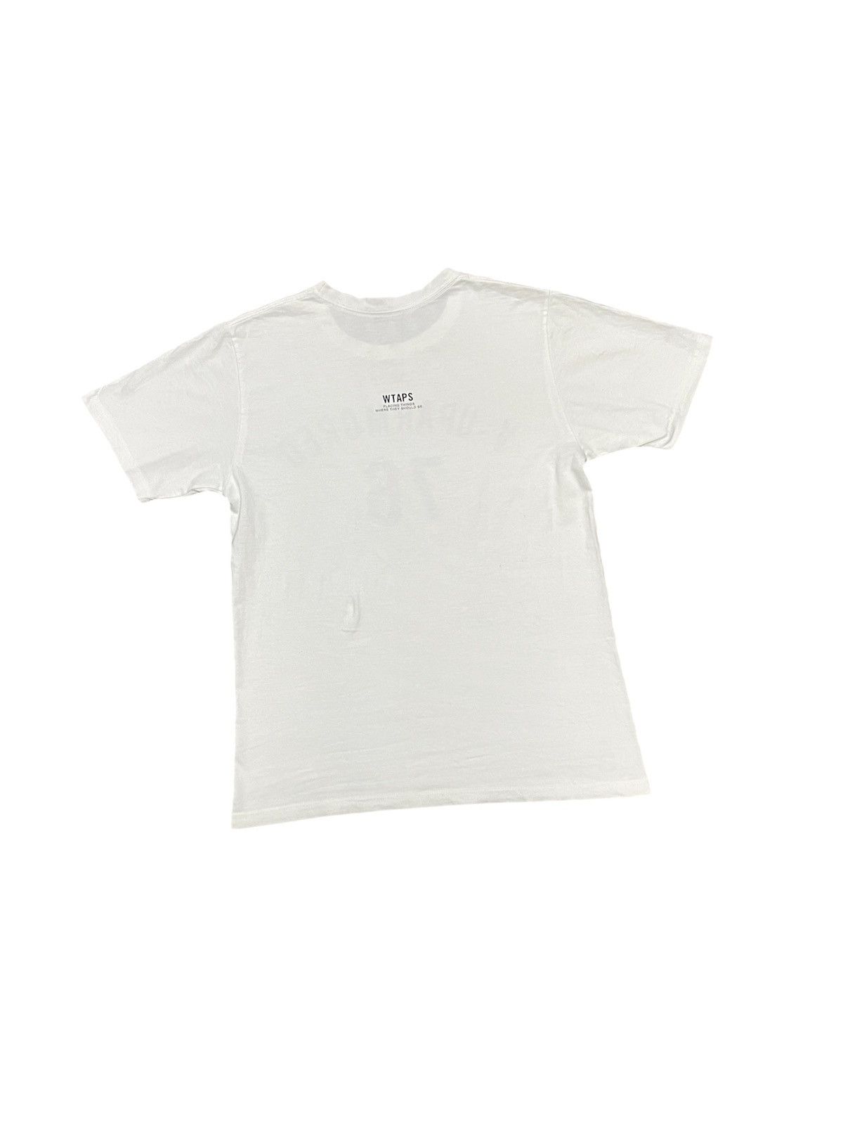 Wtaps 2000s WTAPS V-UPARMORED 76 WHITE TEES Size US S / EU 44-46 / 1 - 2 Thumbnail