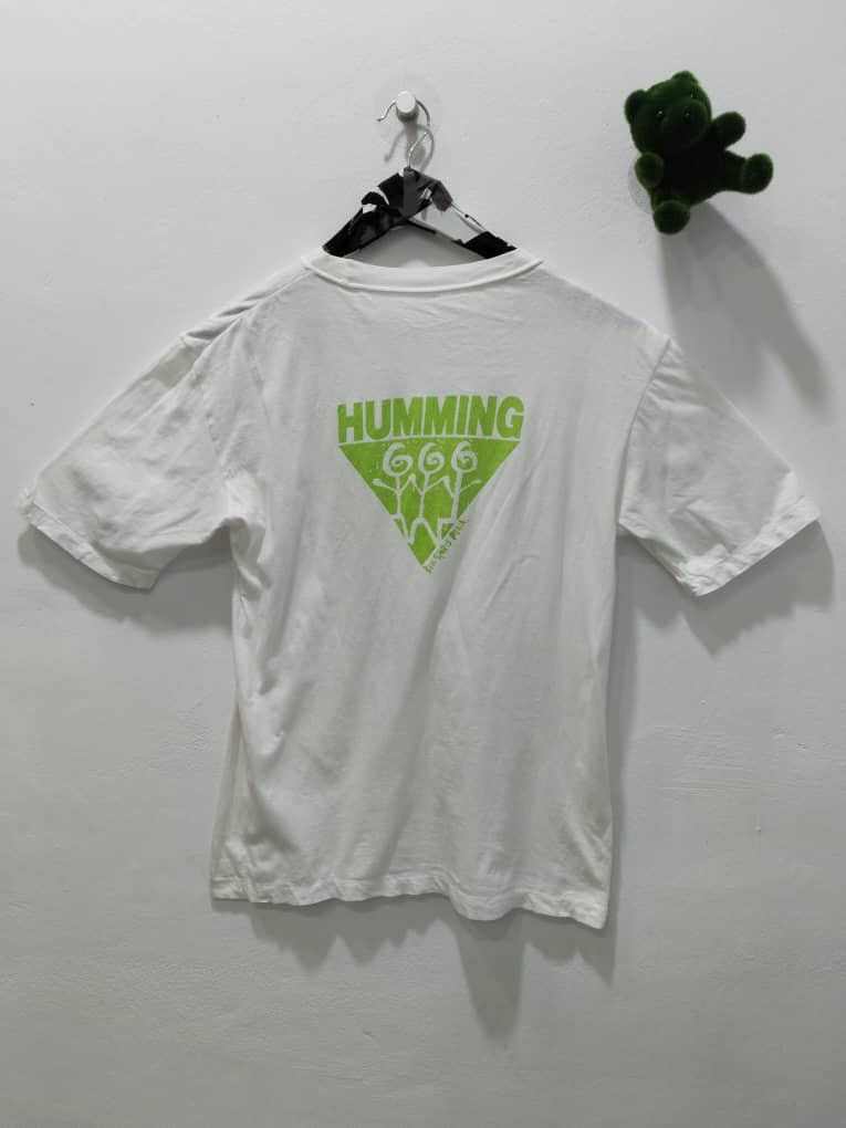 Vintage 90s hummimg bell sports plaza T-Shirt made in japan running Size US L / EU 52-54 / 3 - 1 Thumbnail
