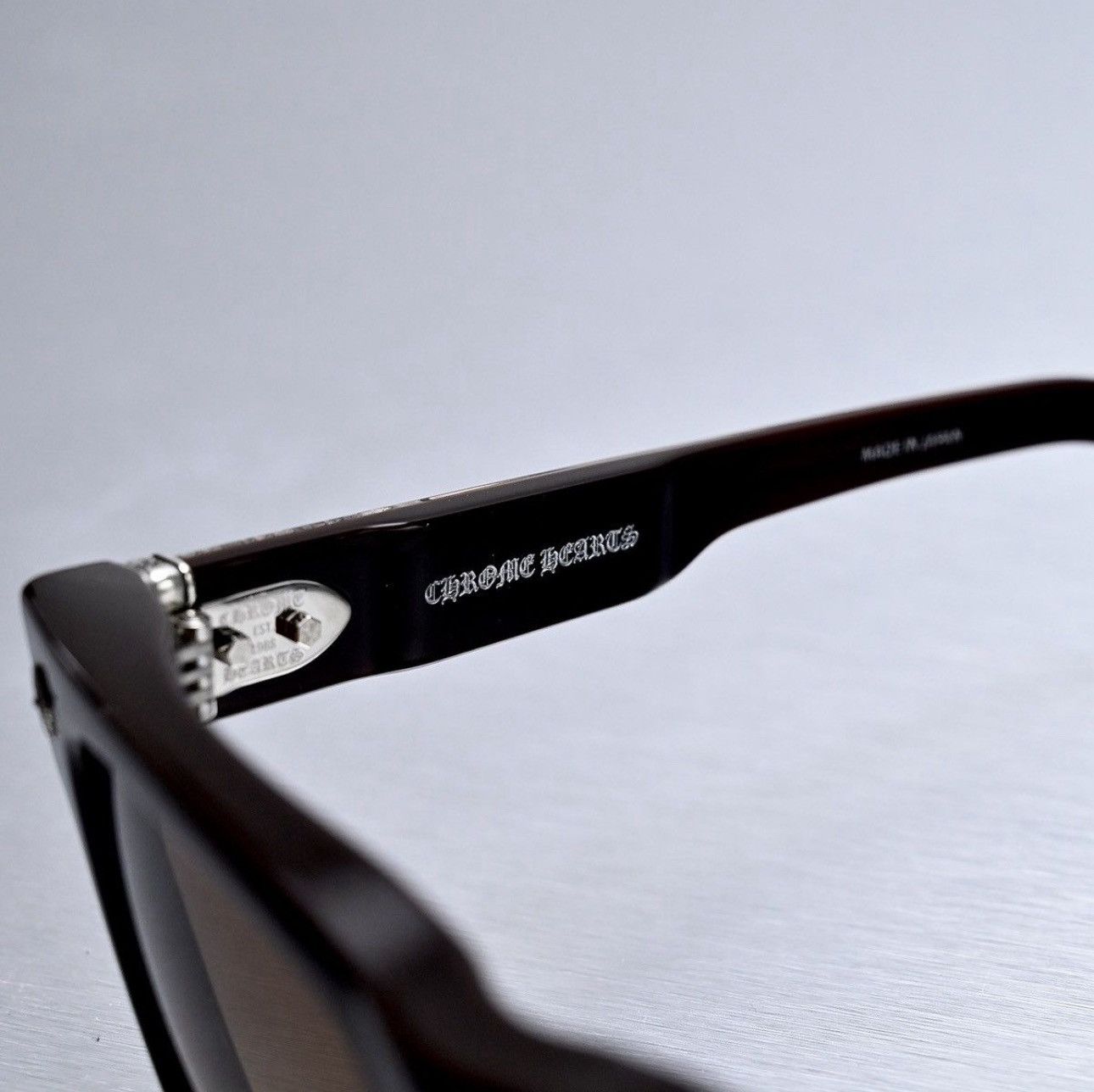 Chrome Hearts CHROME HEARTS DICK FITZENER CLASSIC BROWN SUNGLASSES Size ONE SIZE - 4 Thumbnail