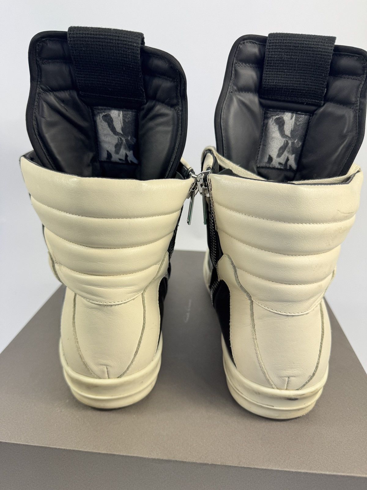 Rick Owens GEOBASKET HIGH TOP SNEAKERS Size US 11 / EU 44 - 6 Thumbnail